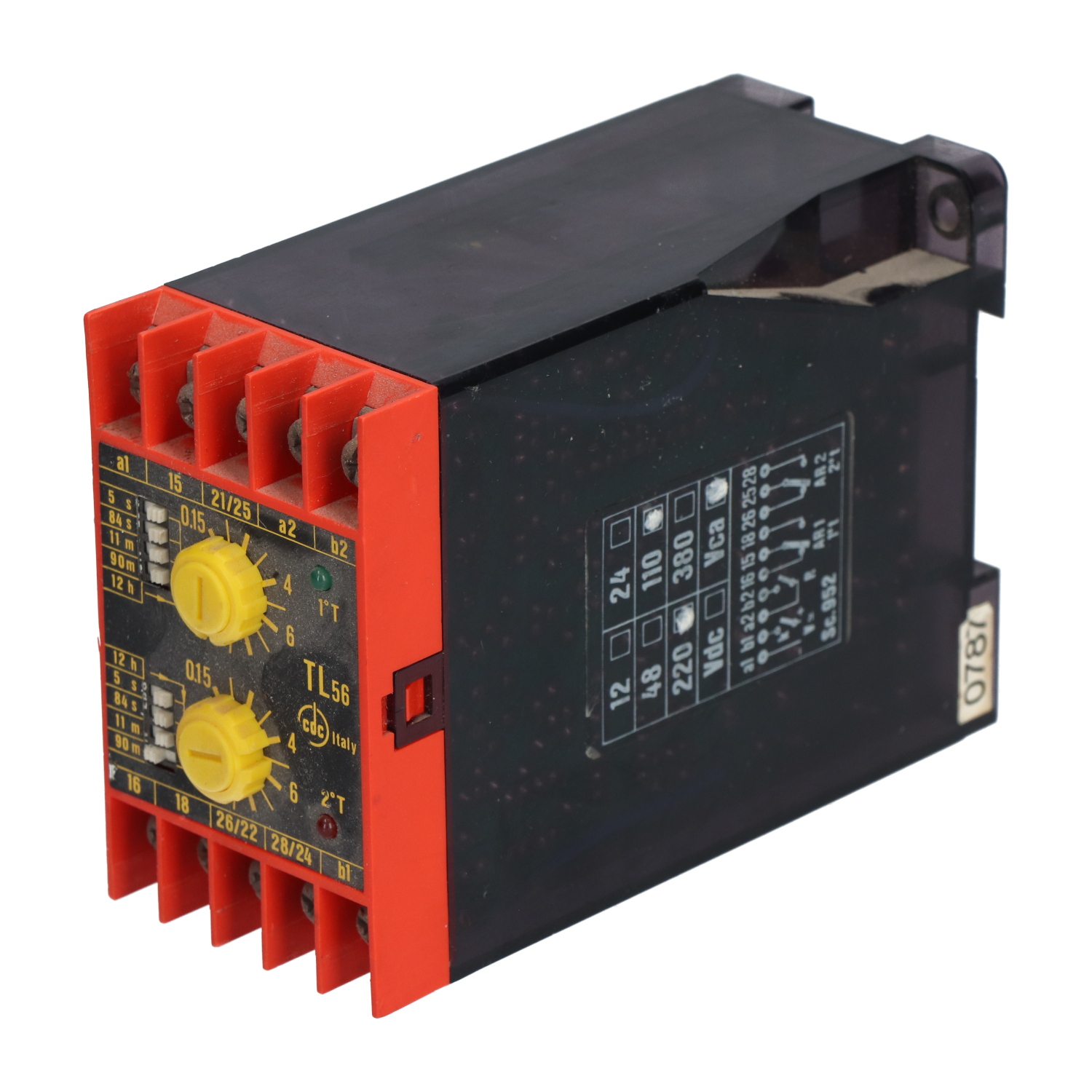 Cdc Italy TL56 Time relay - 110/220VAC Used UMP