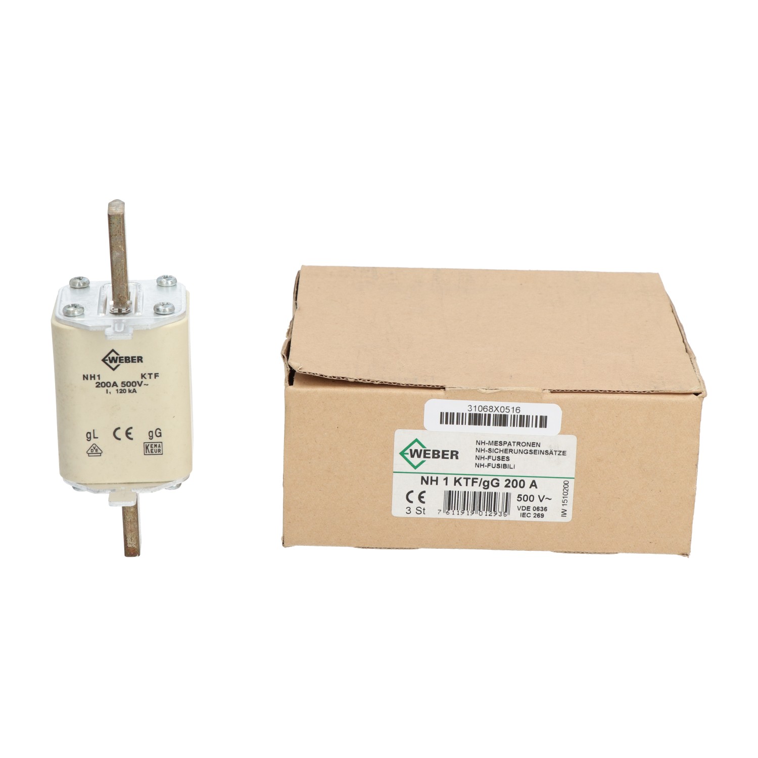 Weber NH1KTF200A Fuse New NFP (3pcs)