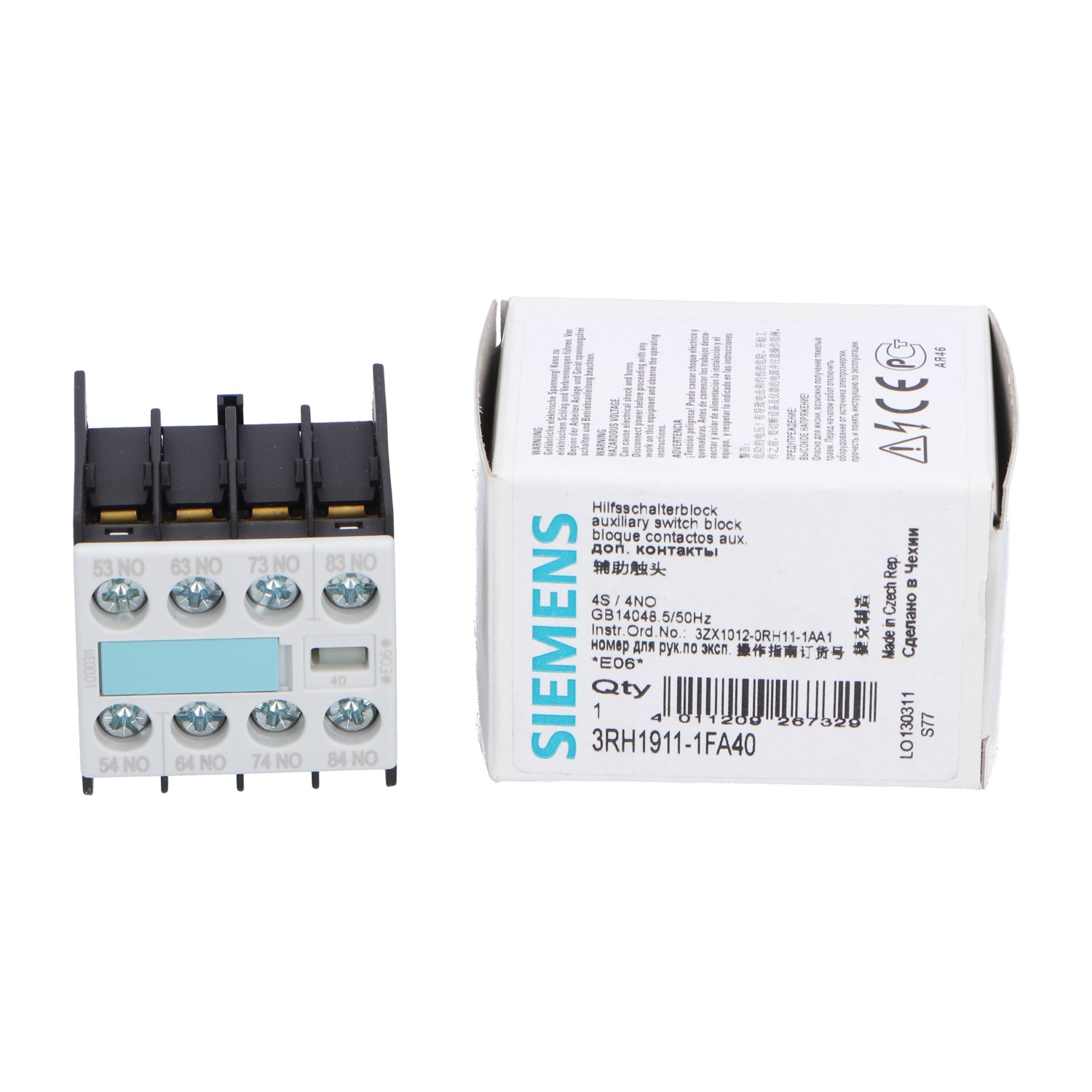 Siemens 3RH1911-1FA40 New NFP