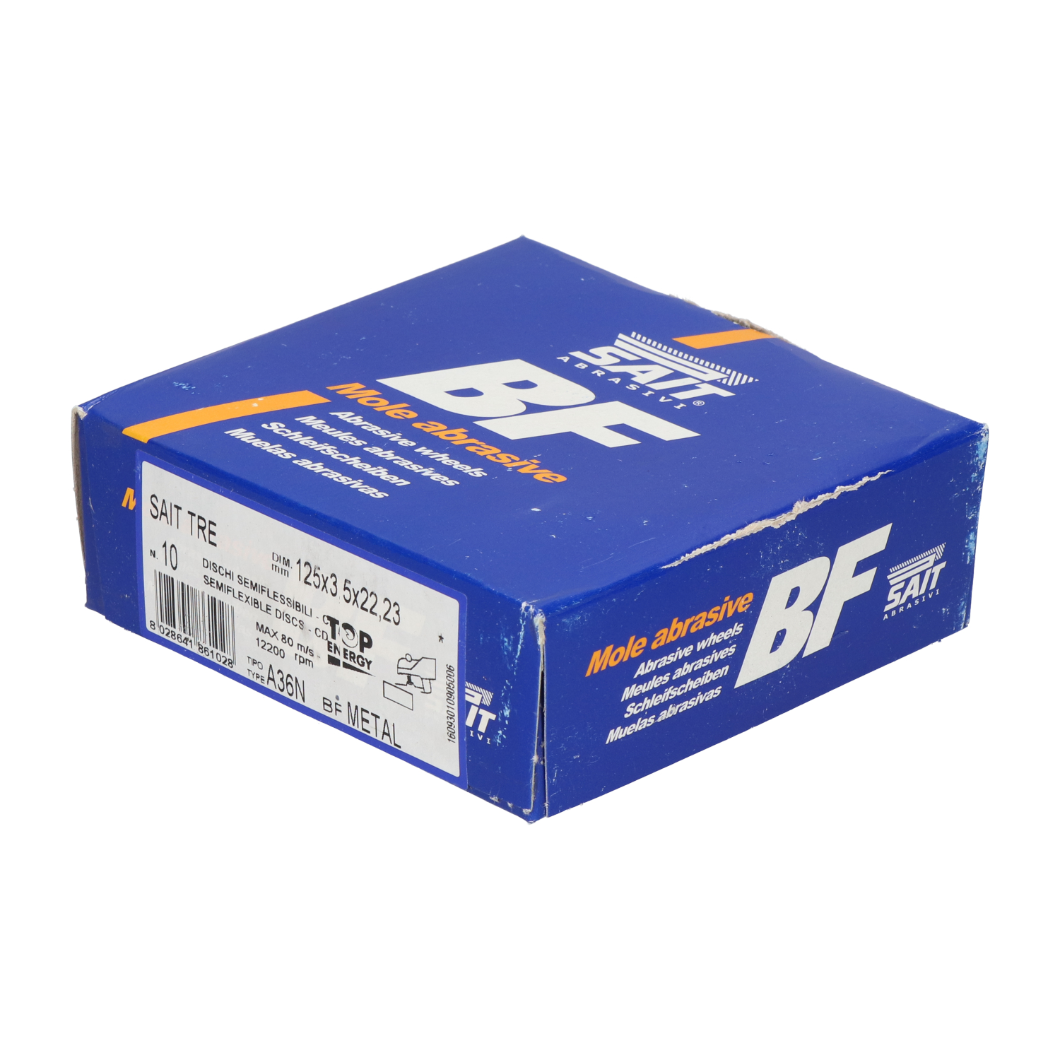 Sait Abrasivi A36N Depressed centre grinding wheel New NFP Sealed (10pcs)