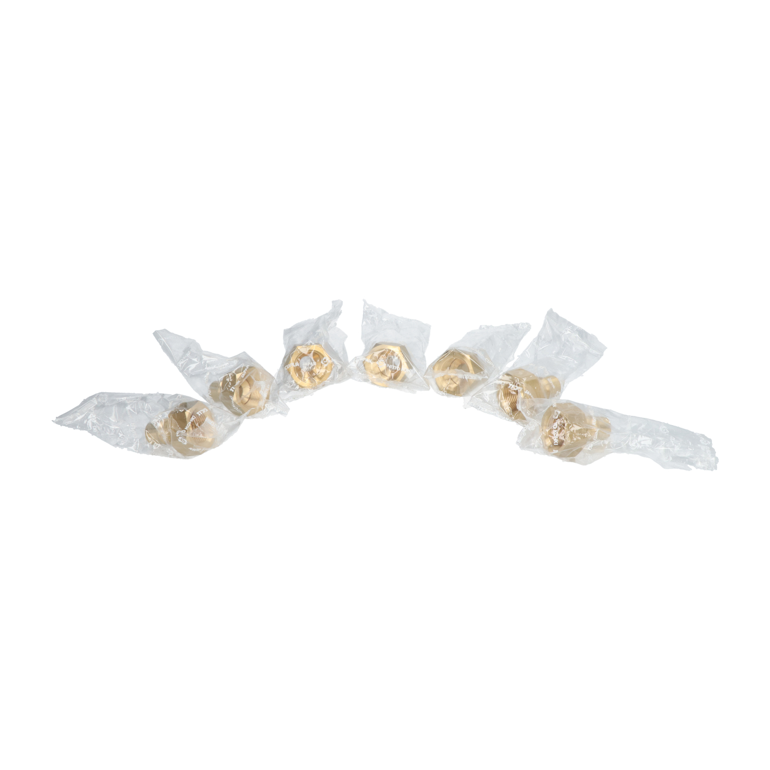 Nitto Kohki CA94991-1 Fitting Brass New NFP Sealed (7pcs)