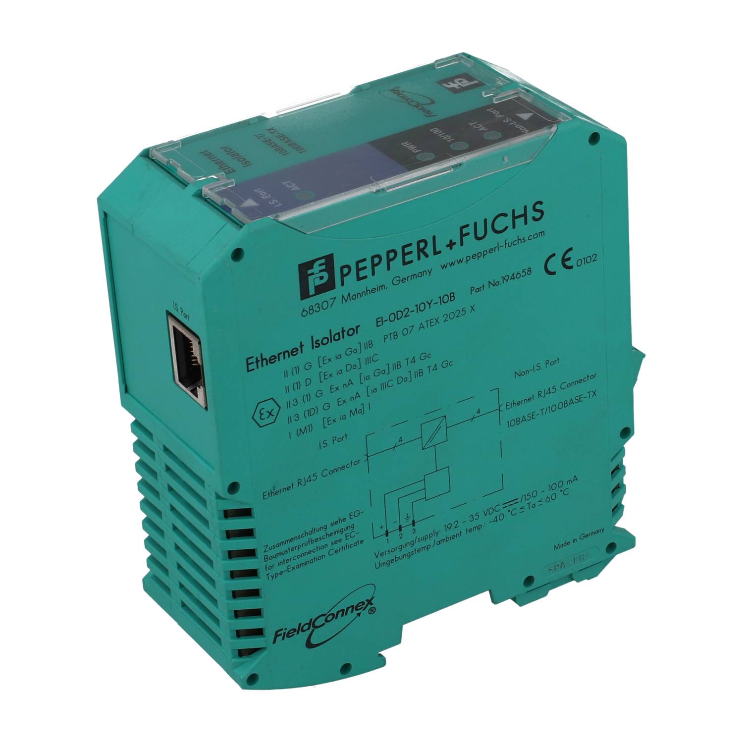 Pepperl+Fuchs EI-0D2-10Y-10B Used UMP