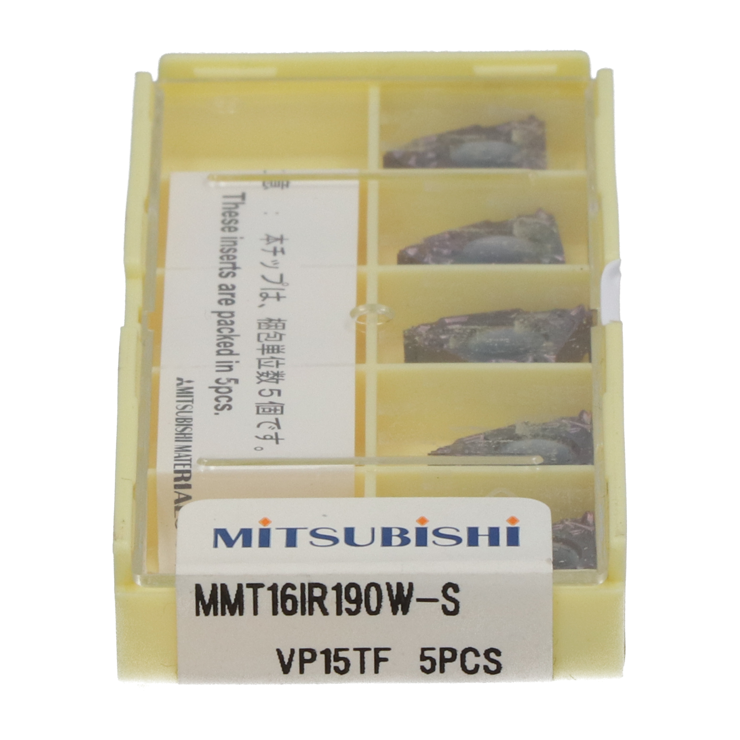 Mitsubishi MMT16IR190W-SVP15TF Insert MMT16IR190W-S VP15TF New NFP Sealed (5pcs)