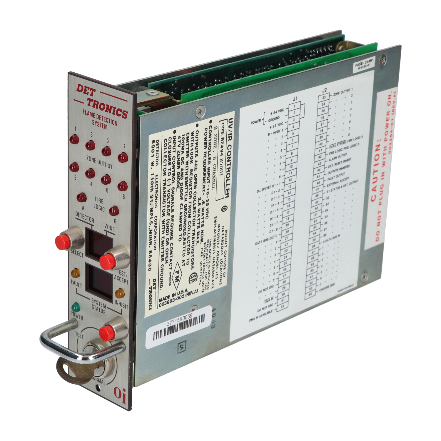 Detector Electronics R7494B5001 UV/IR Controller Used UMP