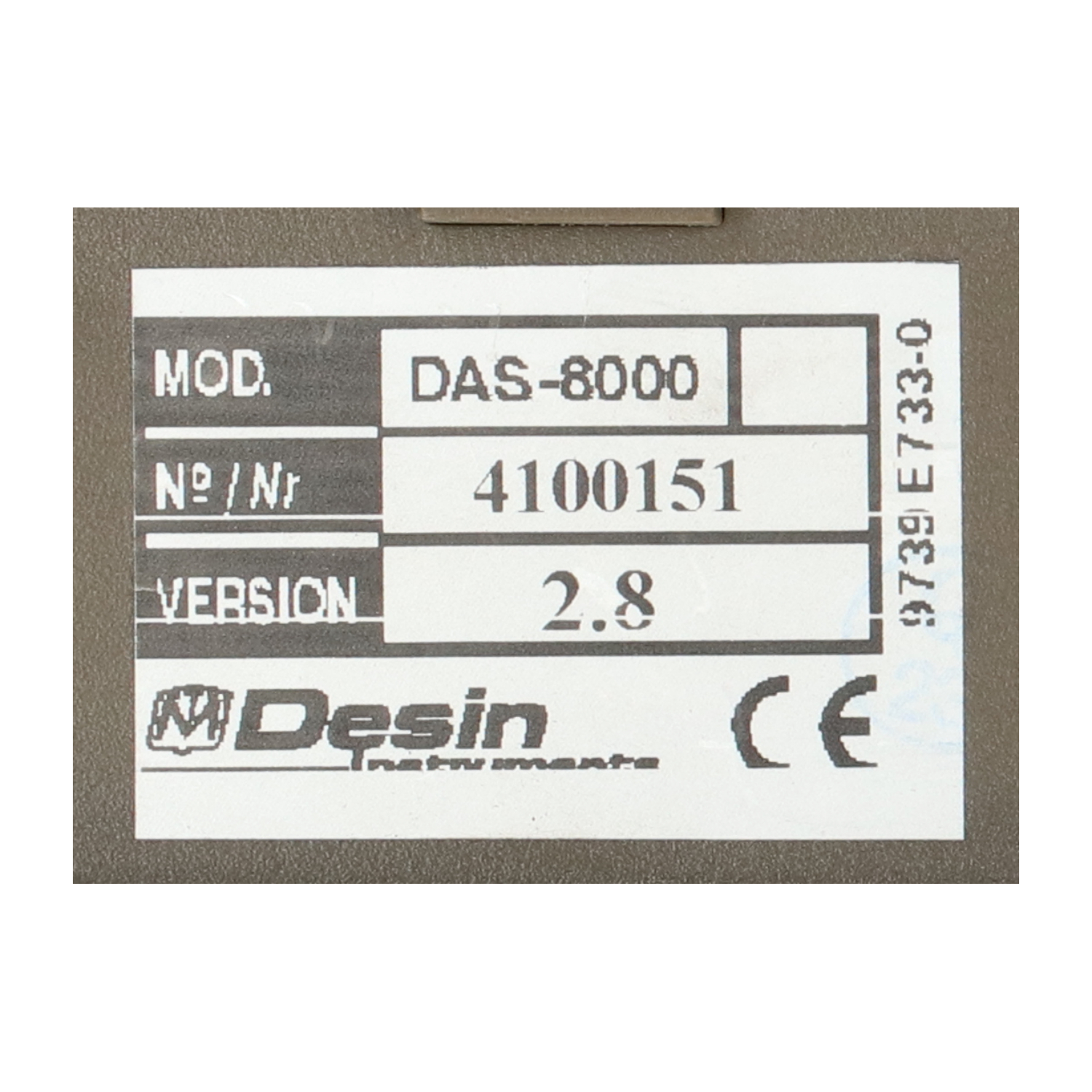 Desin Instruments DAS-8000 Input Module Board Used UMP