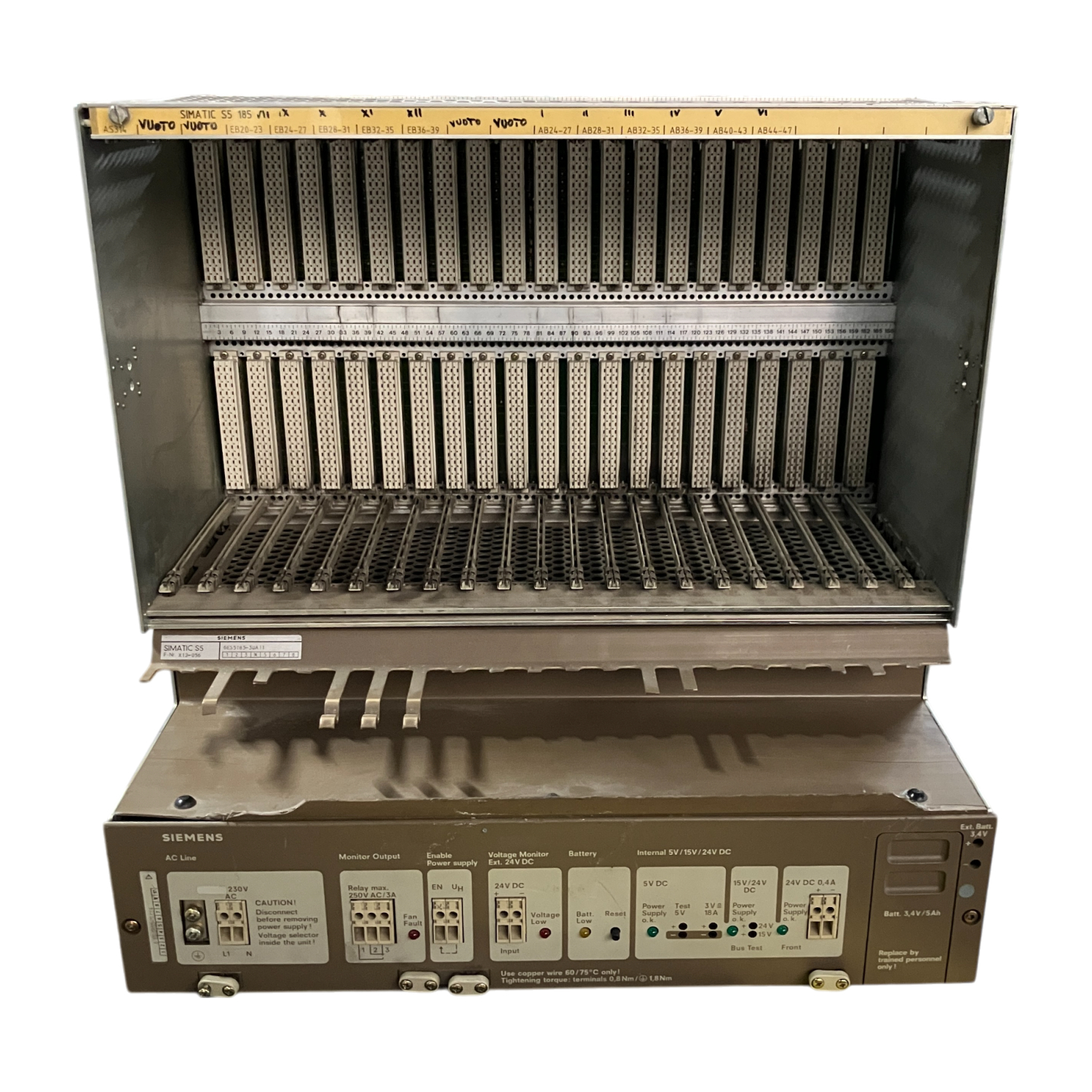 Siemens 6ES5185-3UA11 Damaged