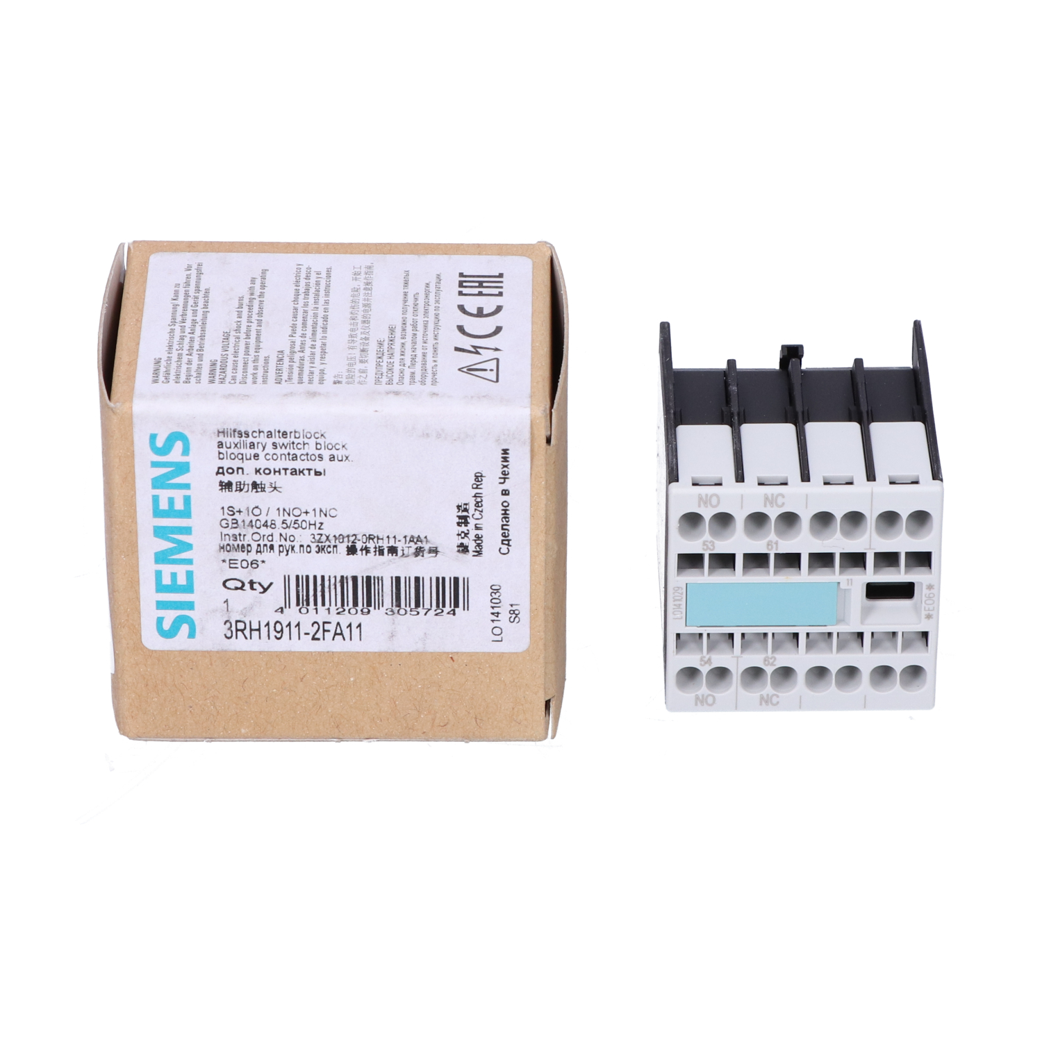 Siemens 3RH1911-2FA11 New NFP