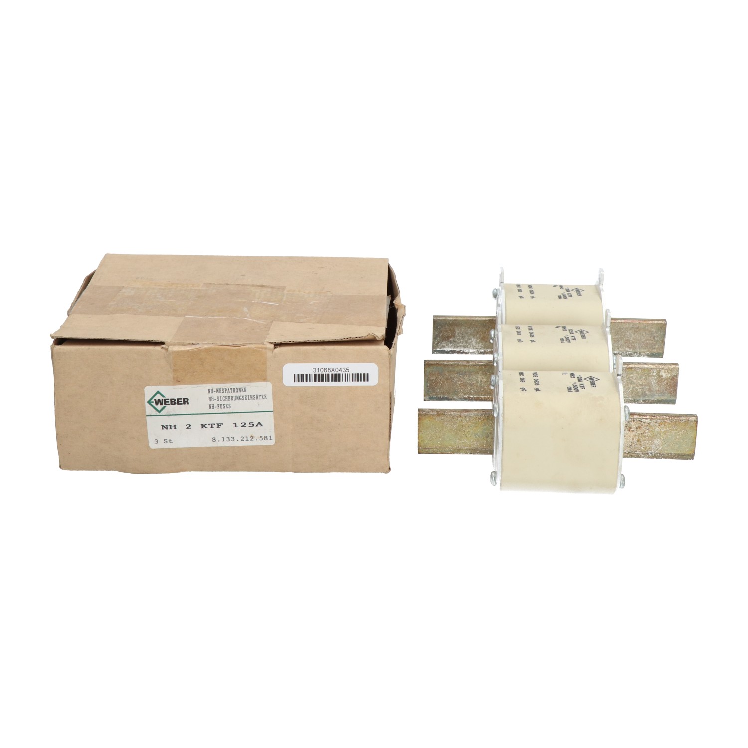 Weber NH2KTF125A Fuse New NFP (3pcs)