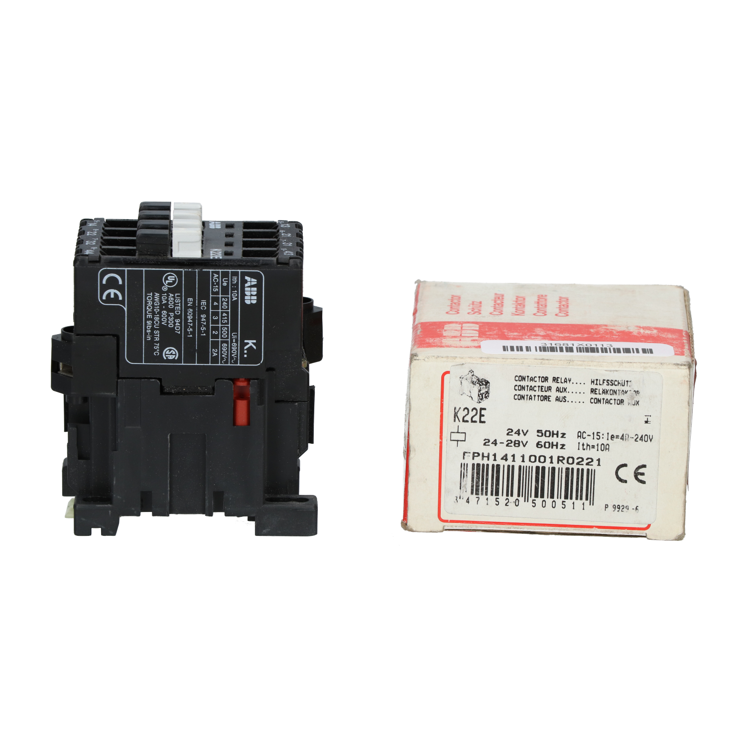 Abb FPH1411001R0221 Contact Relay New NFP