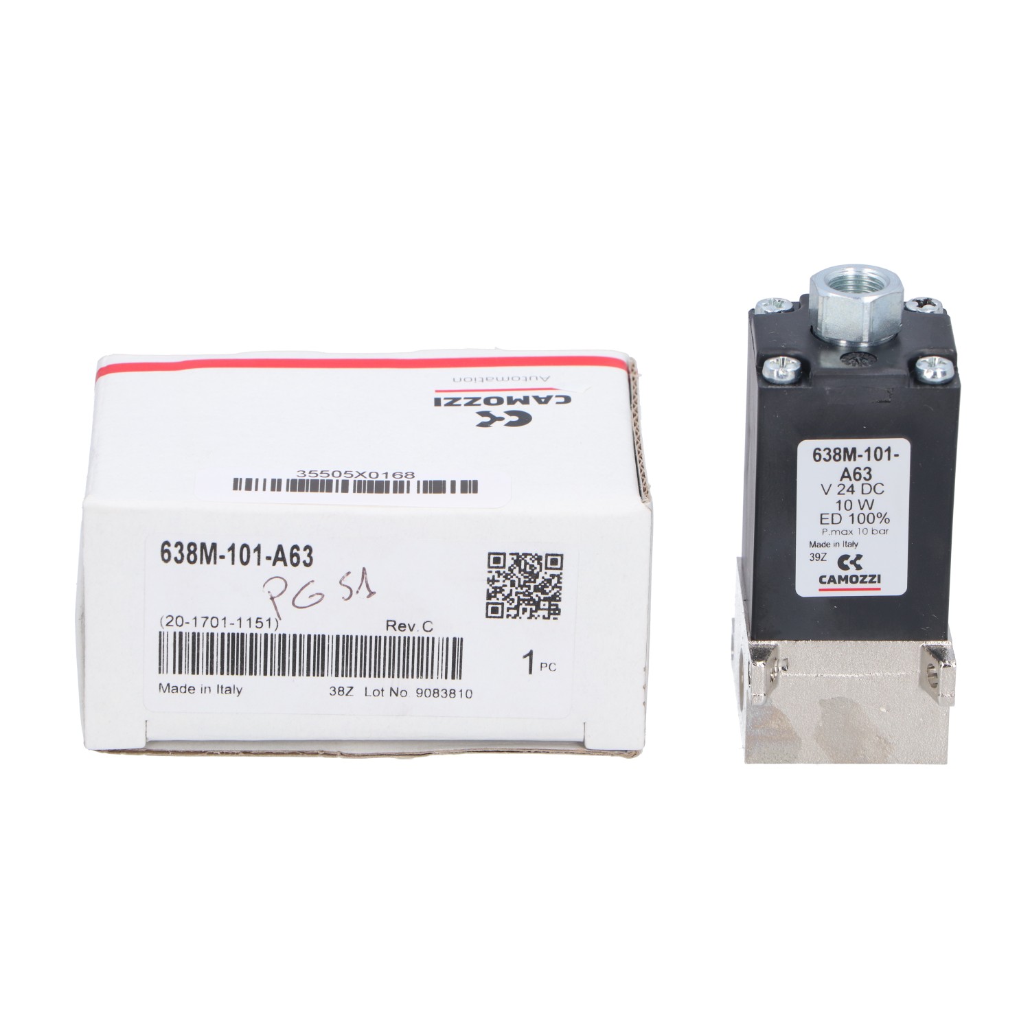 Camozzi 638M101-A63 New NFP