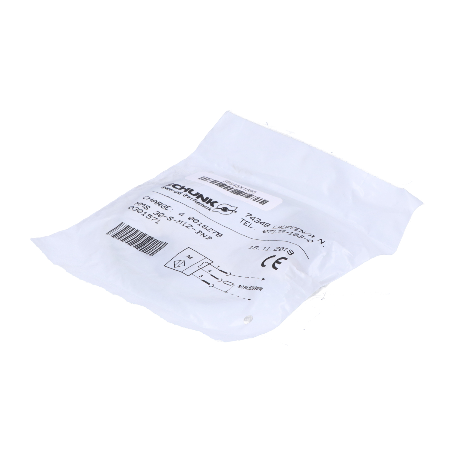 Schunk MMS30-S-M12-PNP New NFP Sealed