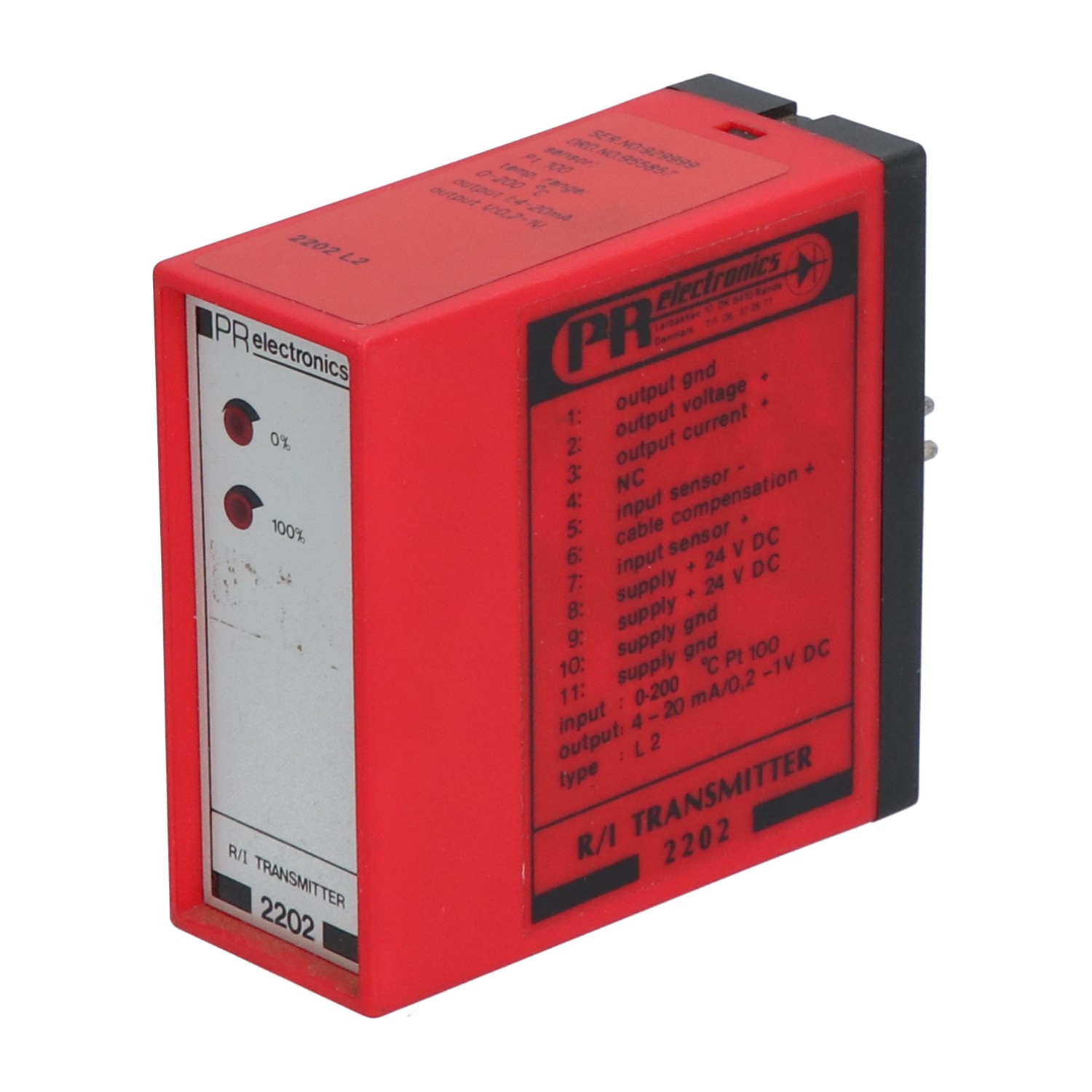 PR Electronics 2202L2 Transmitter Used UMP