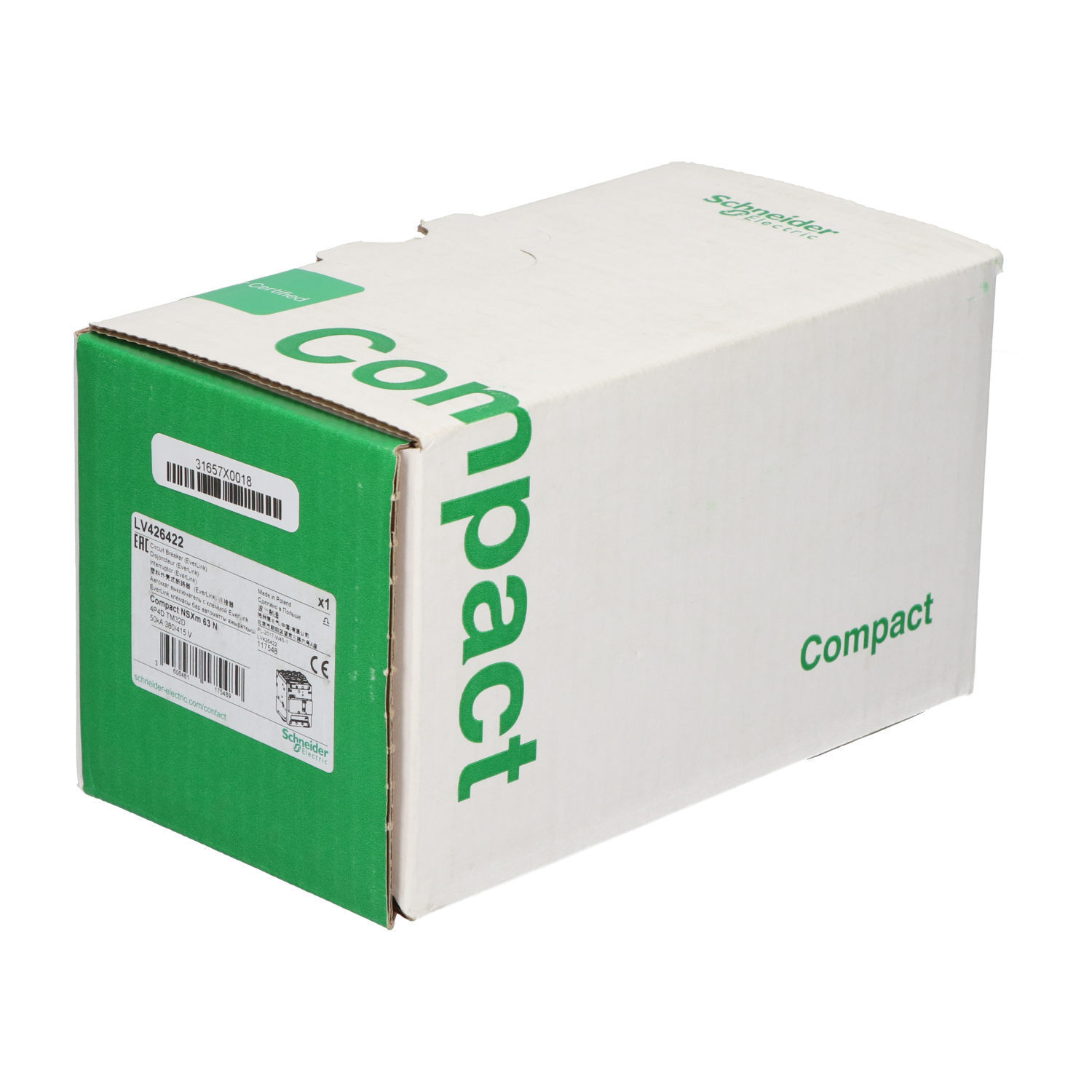 Schneider Electric LV426422 Circuit Breaker NEW NFP Sealed