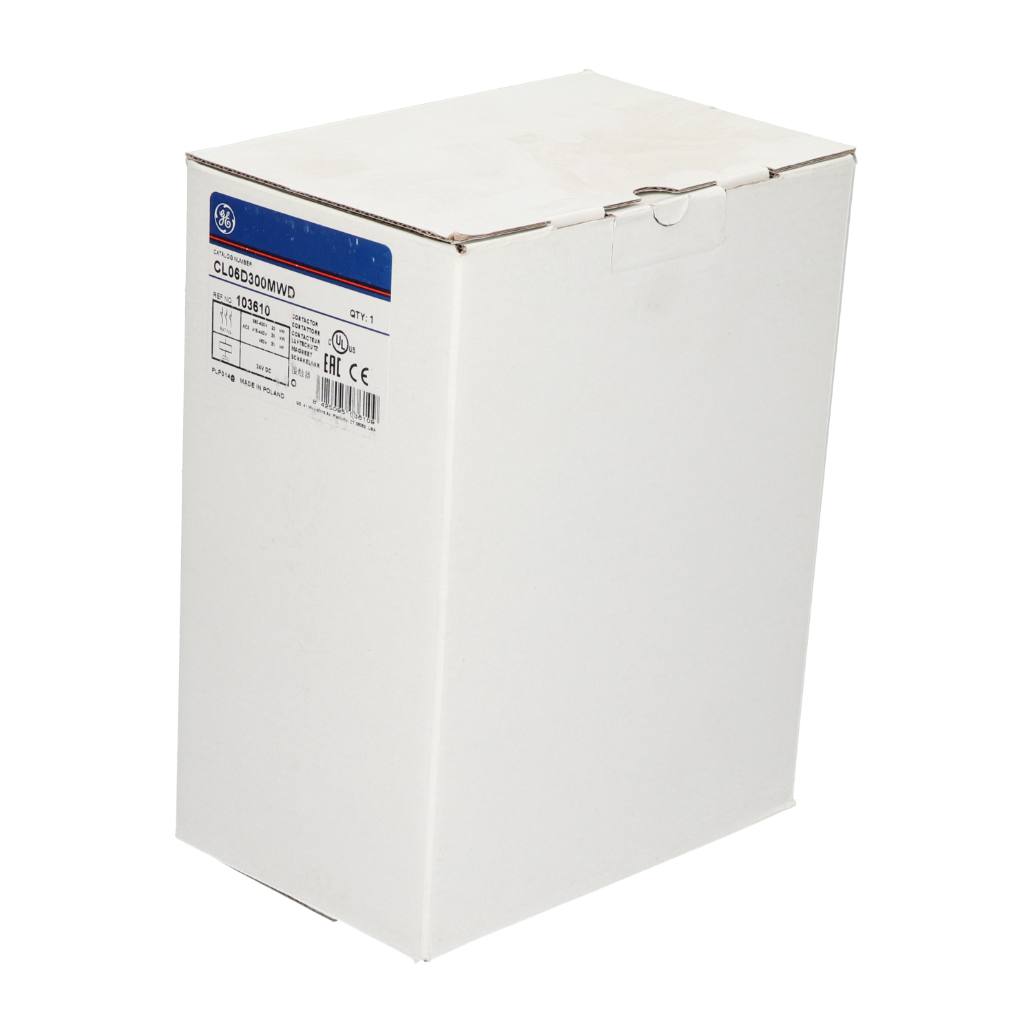 General Electric CL06D300MWD contactor 103610 New NFP