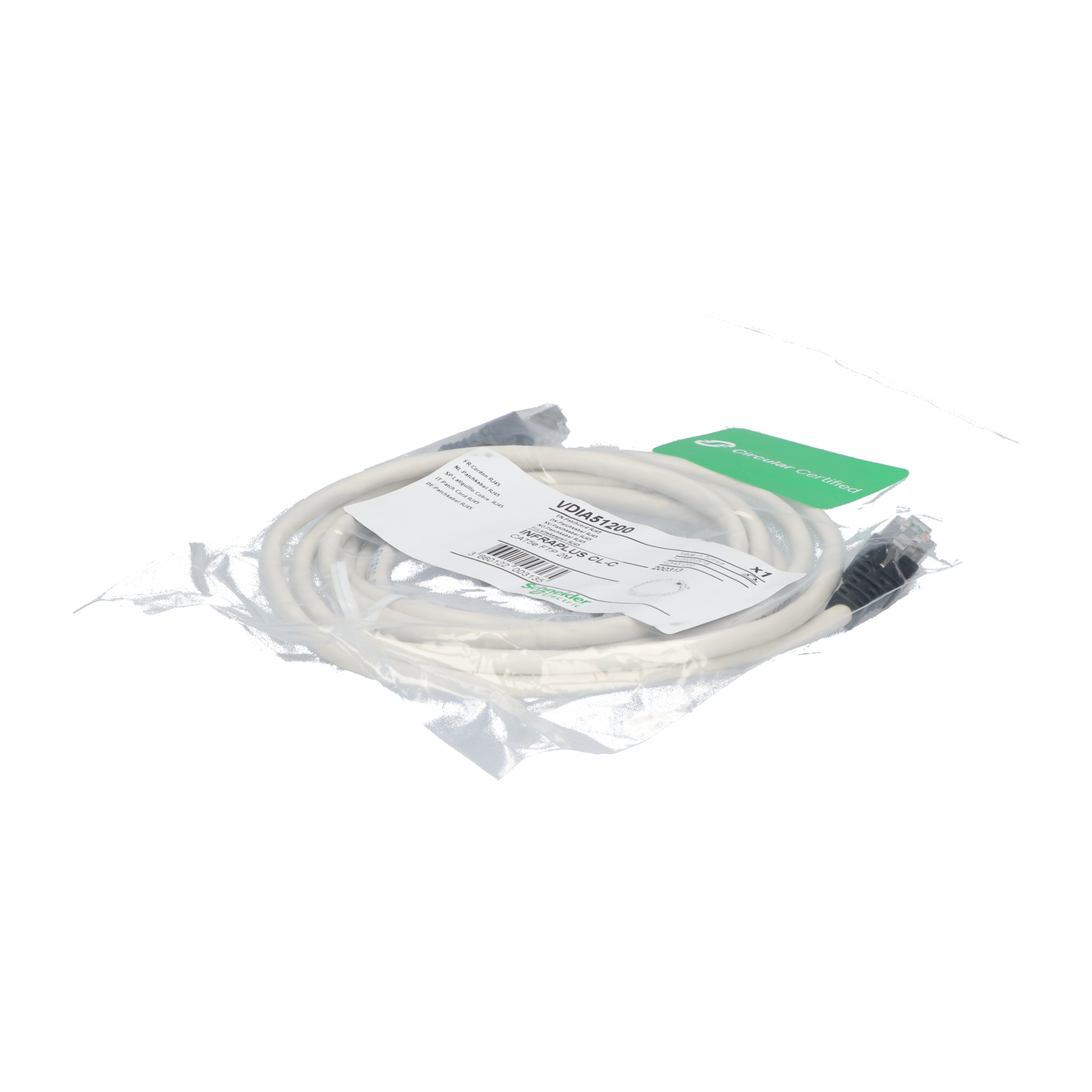 Schneider Electric VDIA51200 Patchcord RJ45 New NFP Sealed