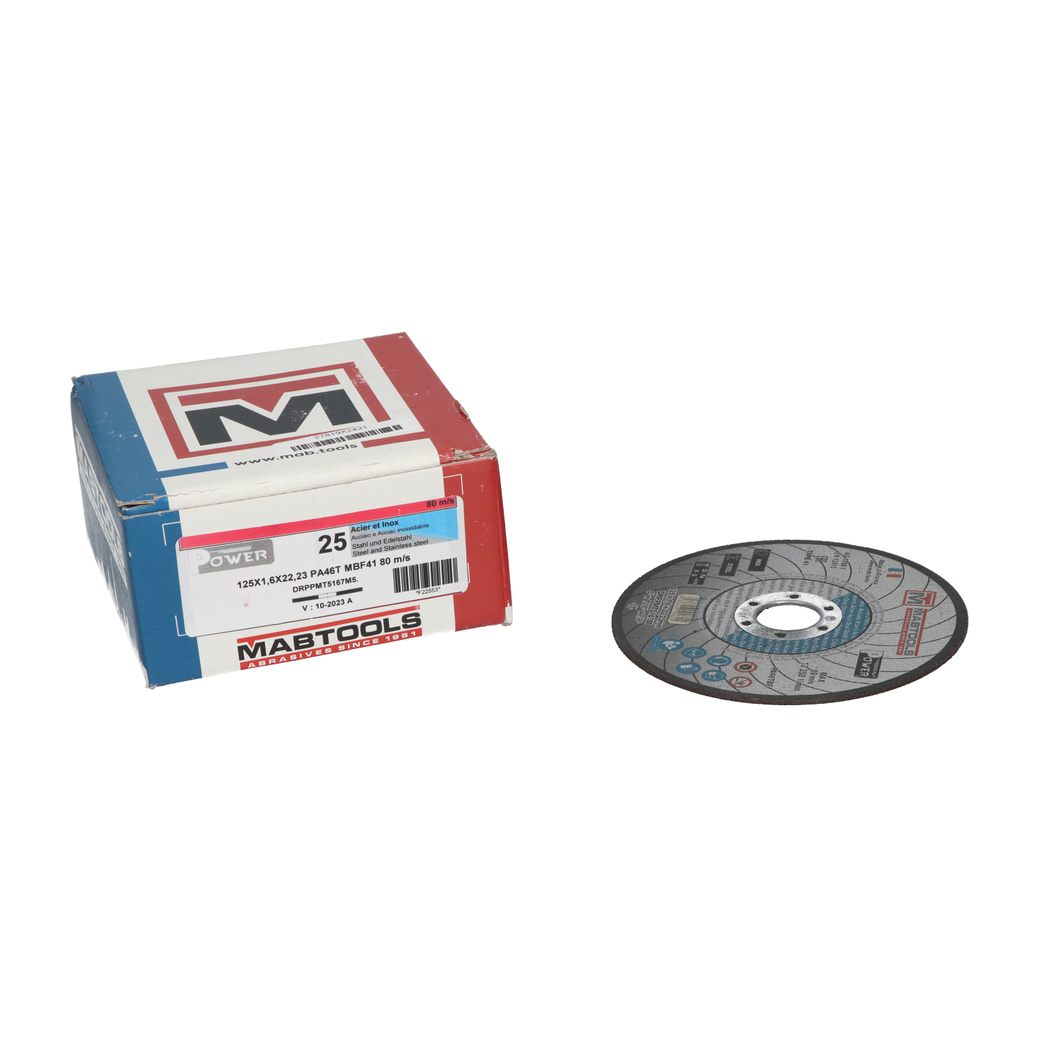 Mab.Tools DRPPMT5167M5 Cutting discs New NFP (25pcs)