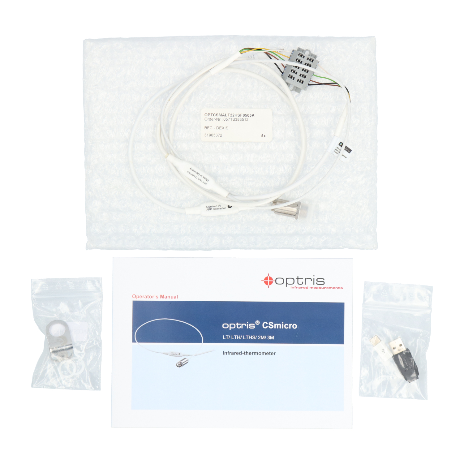 Optris OPTCSMALT22HSF0505K Infrated Thermometer New NMP