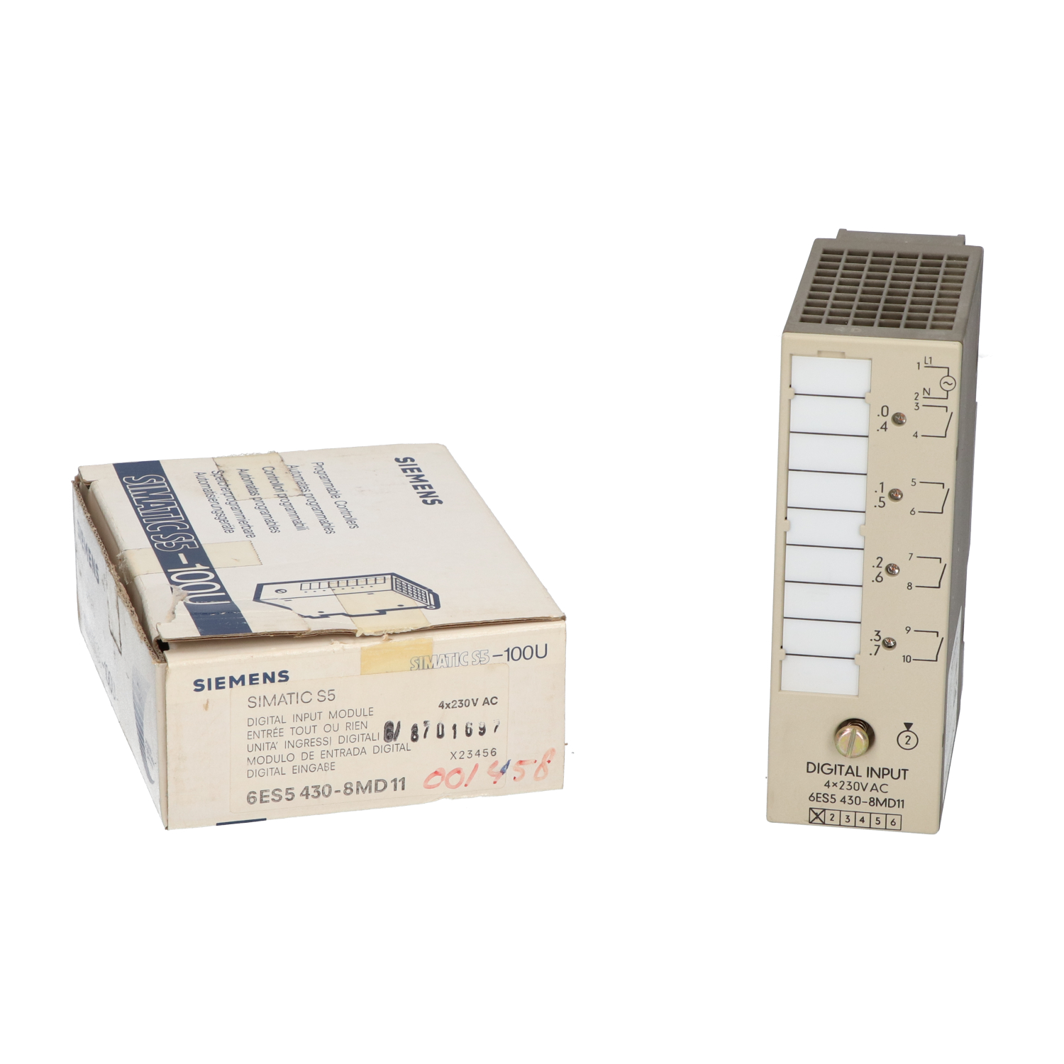 Siemens 6ES5430-8MD11 Digital Input Module NMP