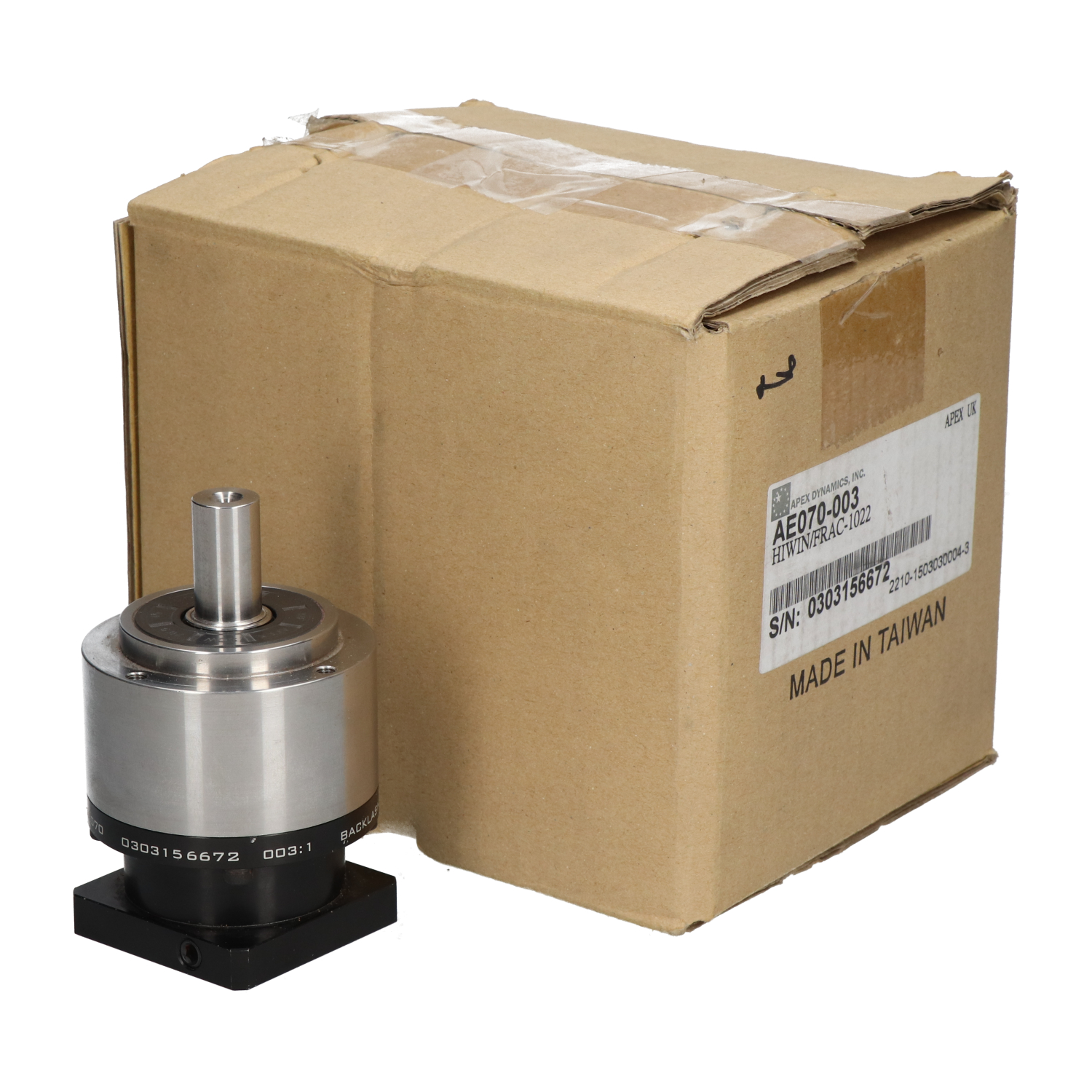 Apex Dynamics Inc AE070-003 Planetary Gearbox I=3 New NFP