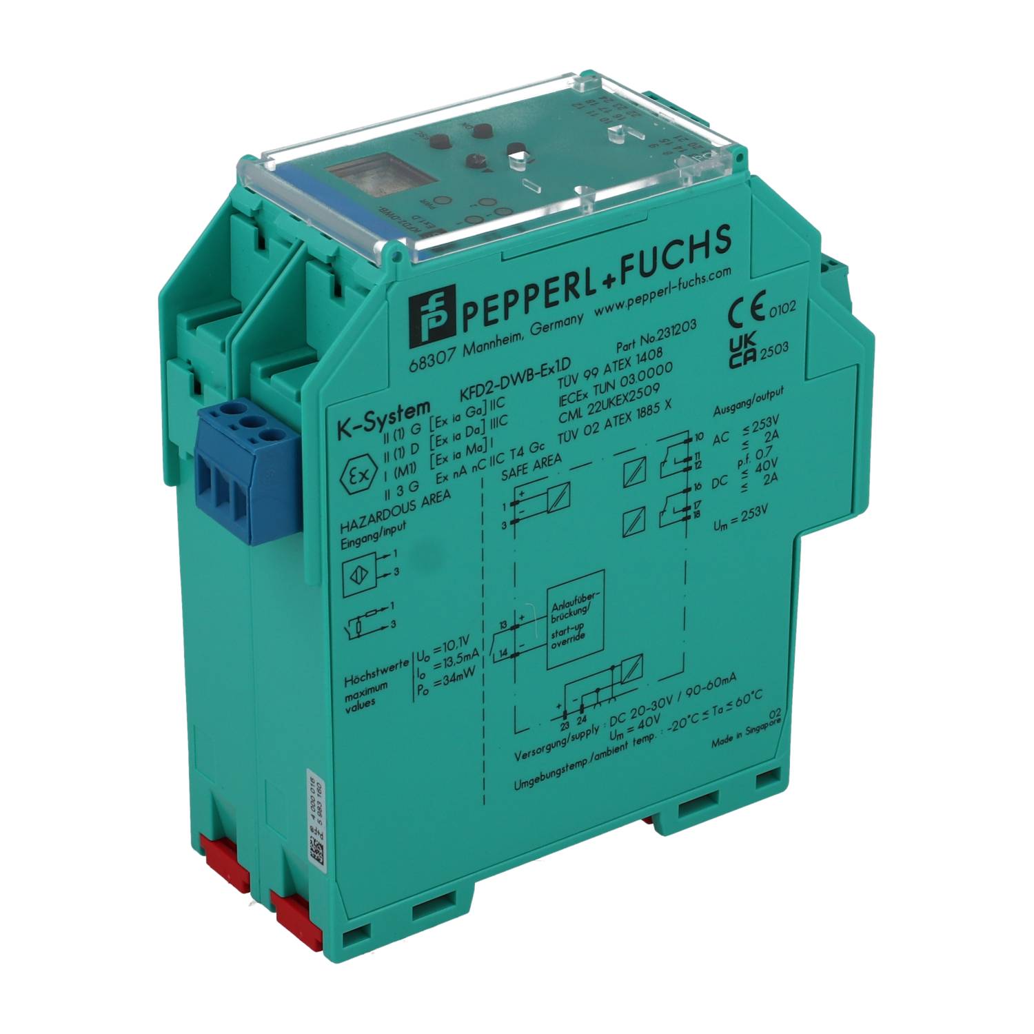 Pepperl+Fuchs KFD2-DWB-EX1.D Used UMP