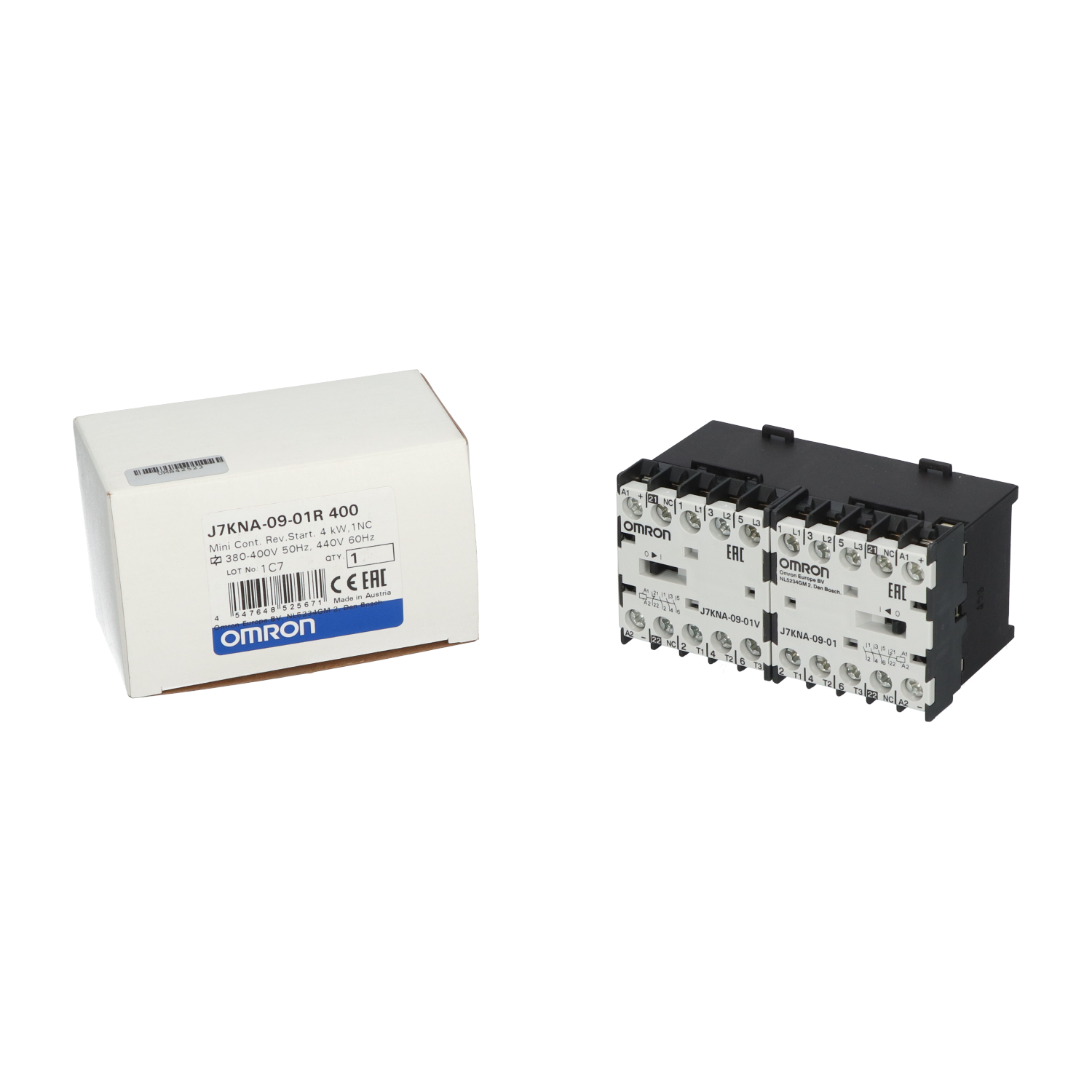 Omron J7KNA-09-01R-400 Contactor 4 Kw New NFP