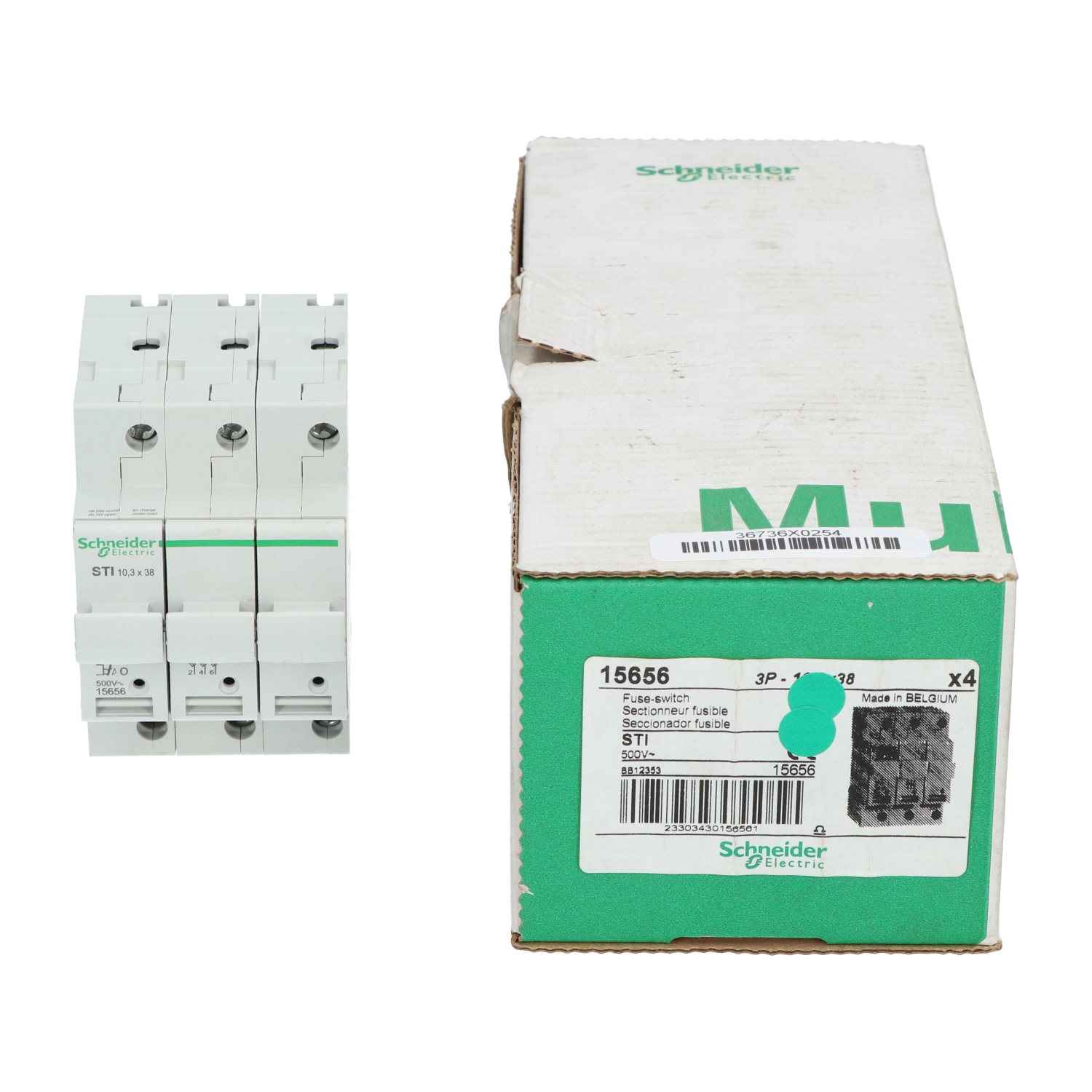 Schneider Electric 15656 Circuit Breaker 3P New NFP (4pcs)