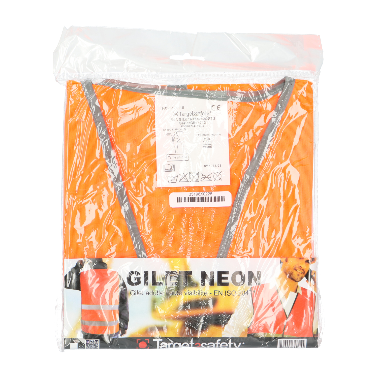 Target2safety GILETNEON02 Safety Vest New NFP Sealed
