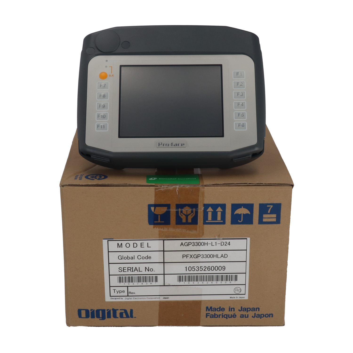 Schneider Electric PFXGP3300HLAD Pro-Face AGP3300H-L1-D24 HMI Touchpanel New NFP