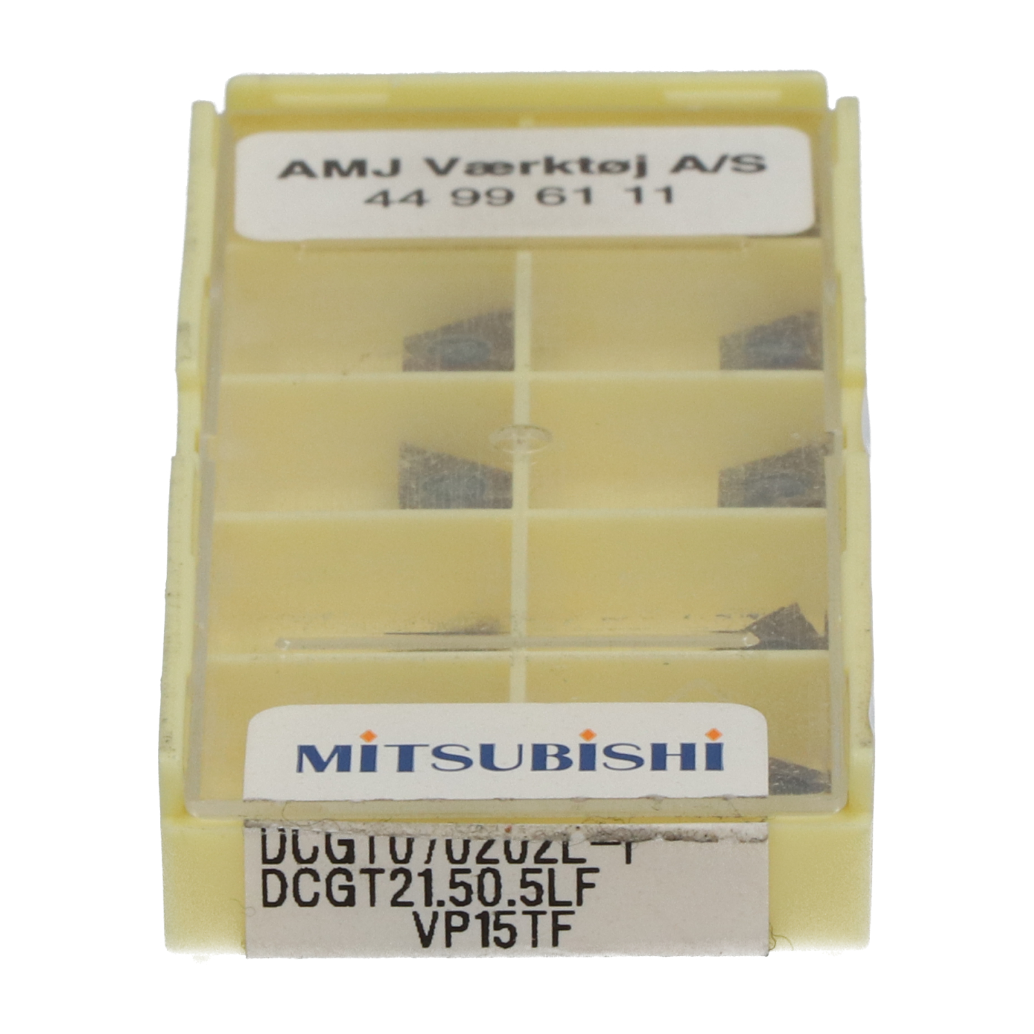 Mitsubishi DCGT070202L-FVP15TF Insert DCGT070202L-F VP15TF New NFP (10pcs)