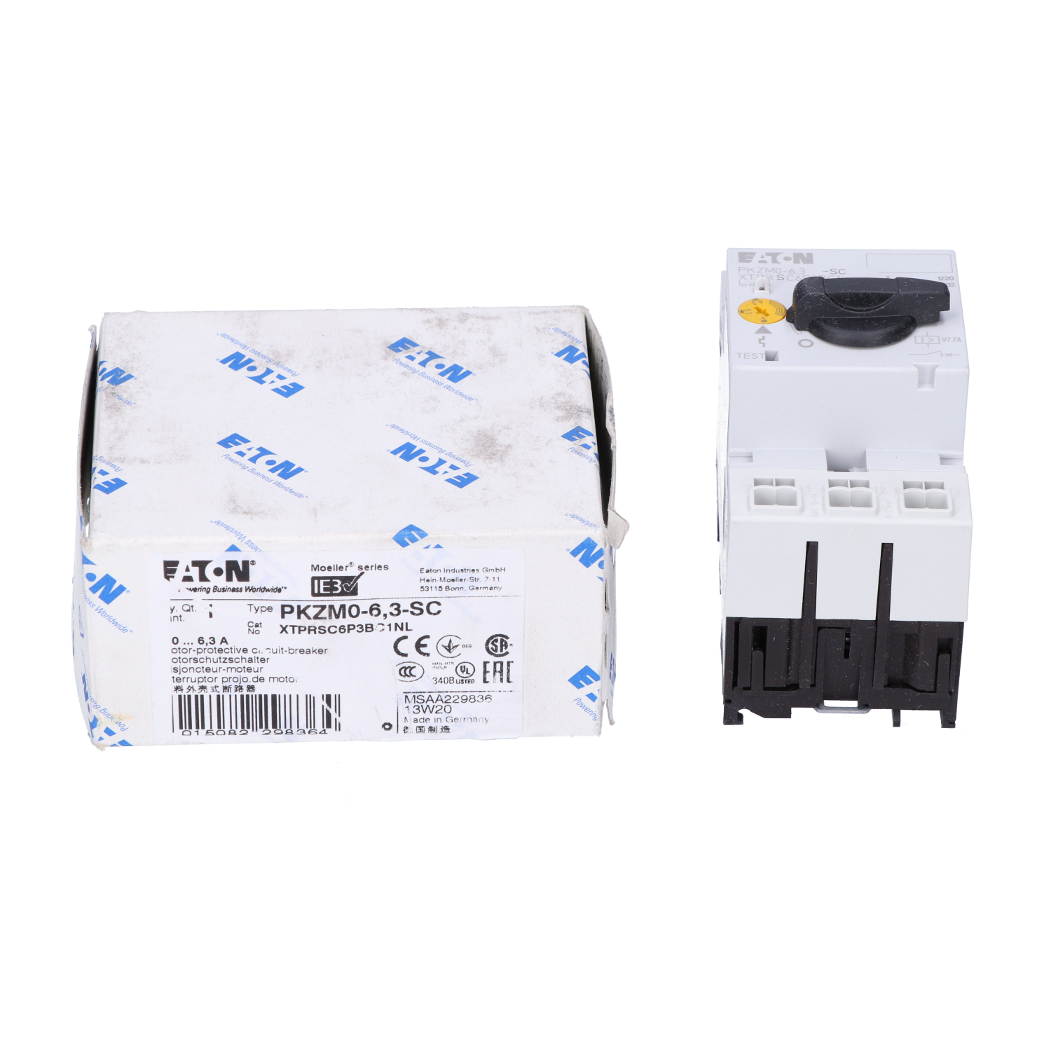 Eaton PKZM0-6,3-SC New NFP