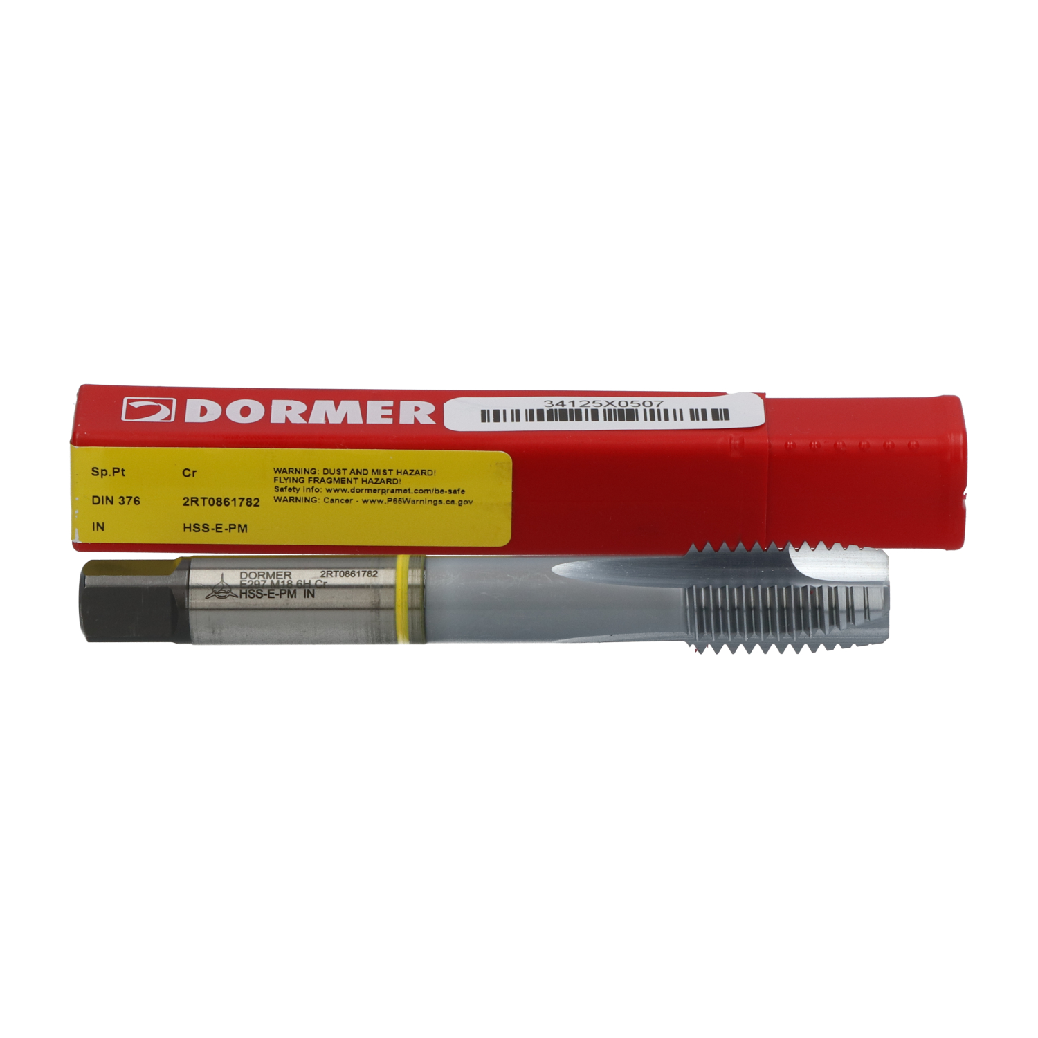 Dormer E297M18 Machine Tap Spiral Point M18 New NFP