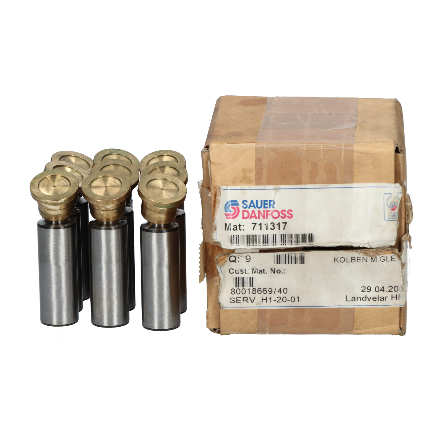 Sauer Danfoss 711317 Piston Set Used UFP (9pcs)