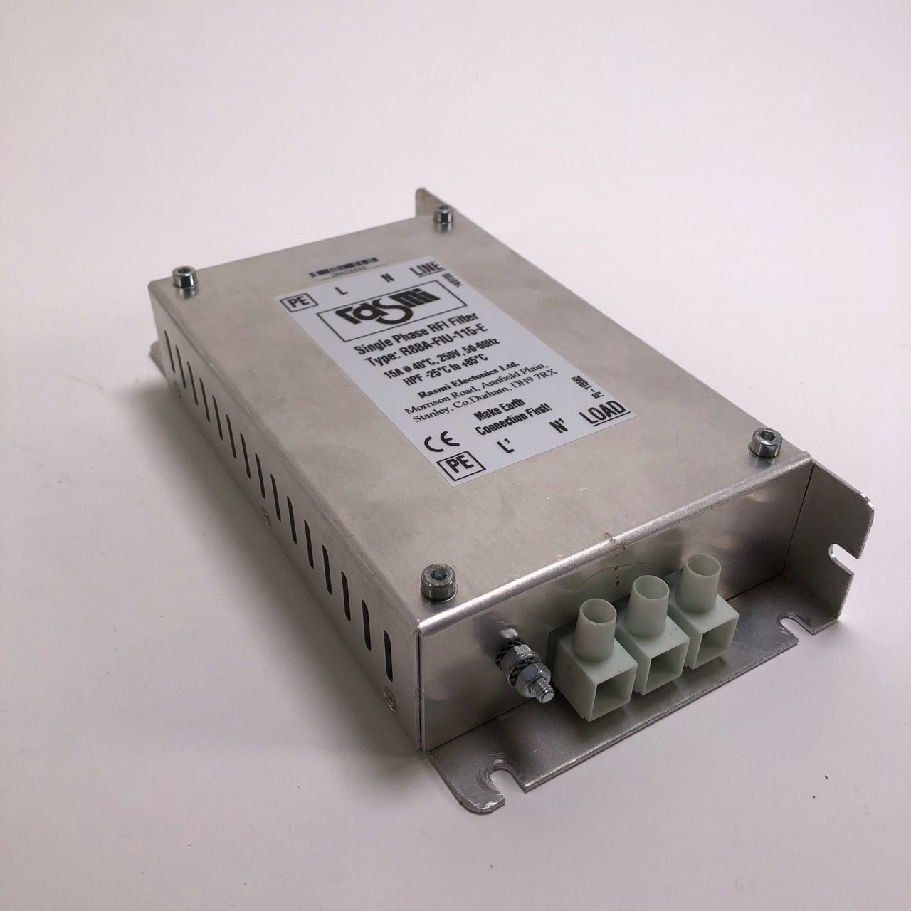 Rasmi R88A-FIU-115-E Single Phase RFI Filter Used UMP