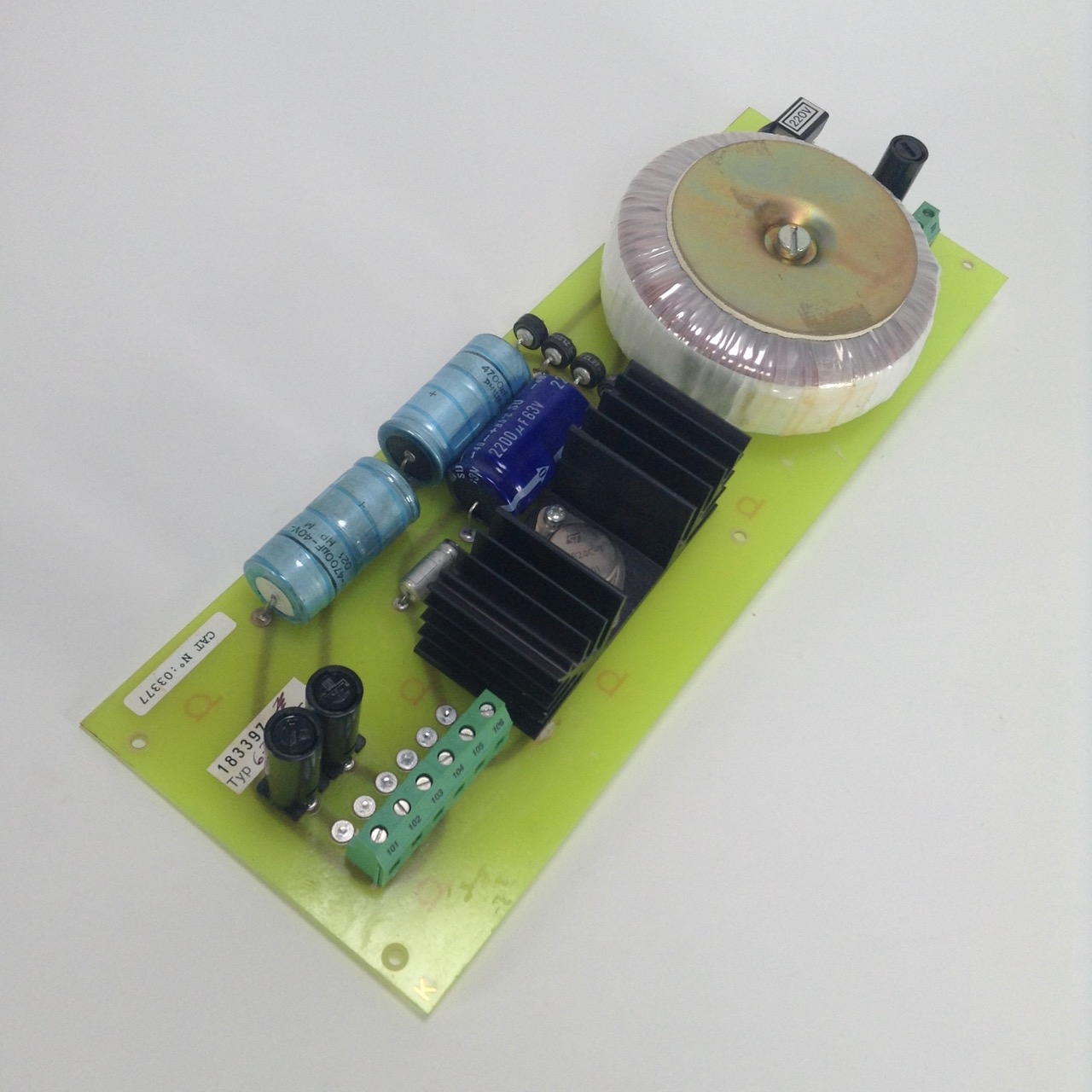 Ndc NDC1000 power supply board pannel cat 03377 Used UMP