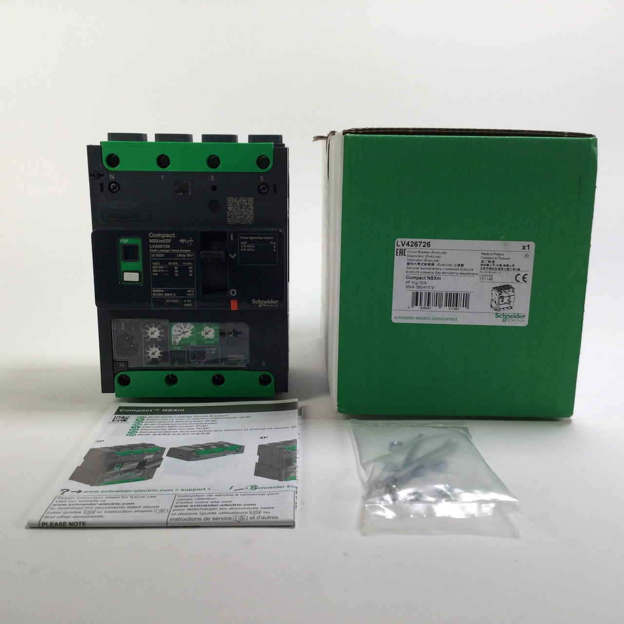 Schneider Electric LV426726 Circuit breaker Compact NSXm Micrologic New NFP