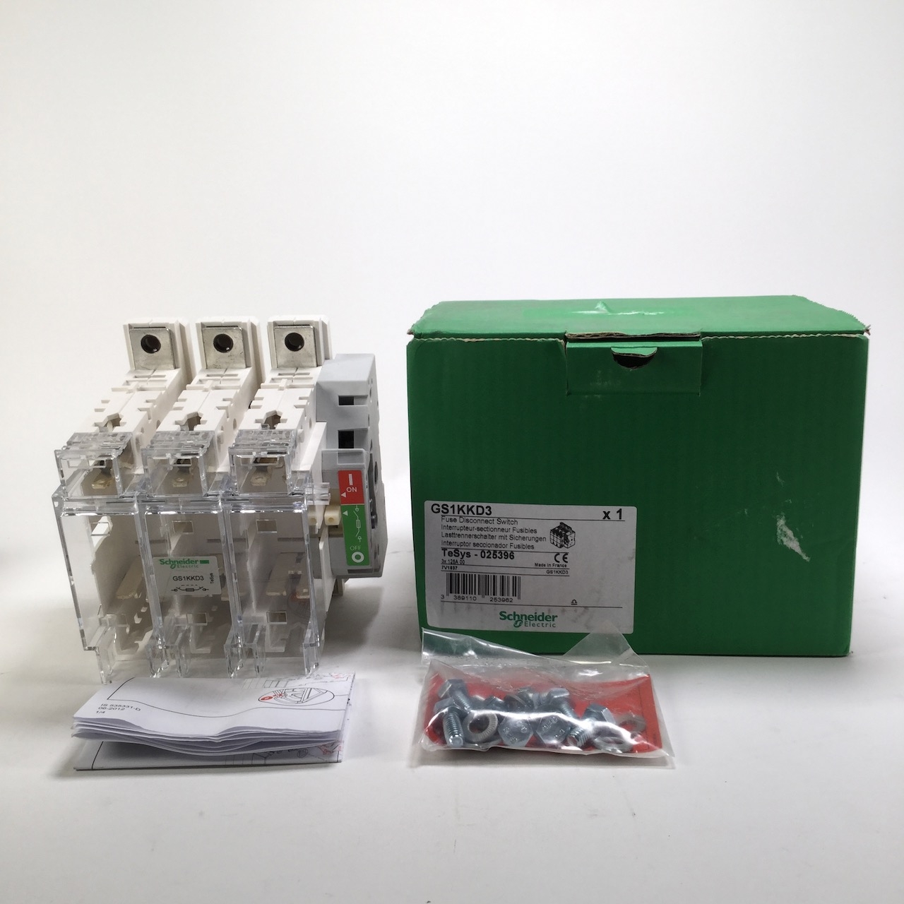 Schneider Electric GS1KKD3 GS Fuse disconnect Switch GS1 KK New NFP