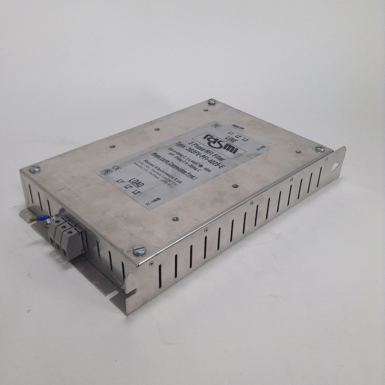 Rasmi 3G3FV-PFI-4025-E 3 phase RFI filter 25A Used UMP