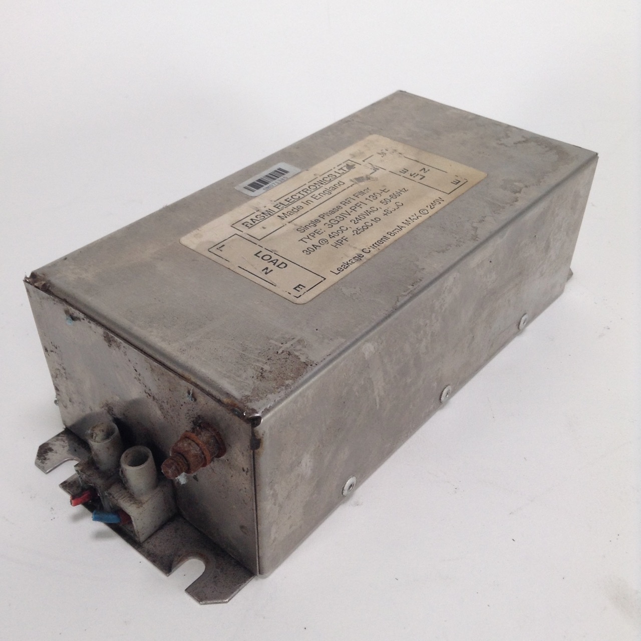 Rasmi 3G3IV-PFI-130-E Single phase RFI filter 30A Used UMP