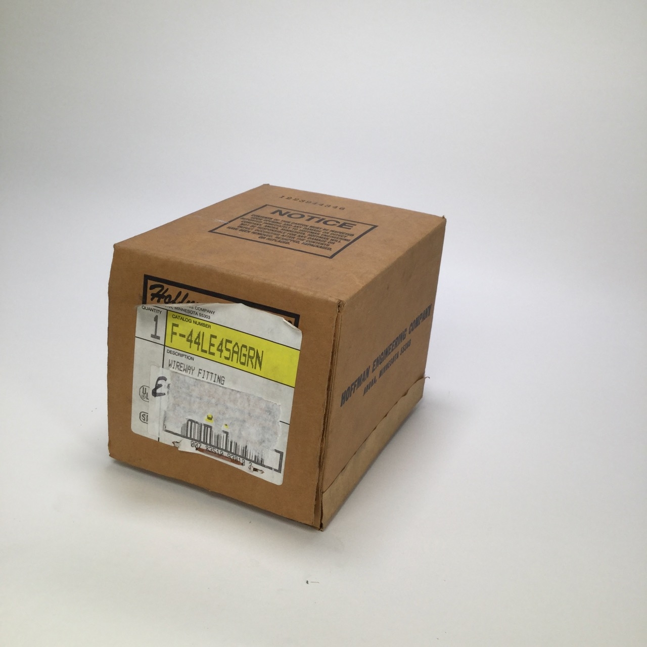 Hoffman F-44LE45AGRN Wireway fitting NEW NFP Sealed