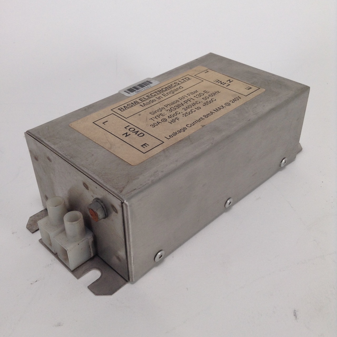 Rasmi 3G3IV-PFI-130-E Single phase RFI filter 30A Used UMP
