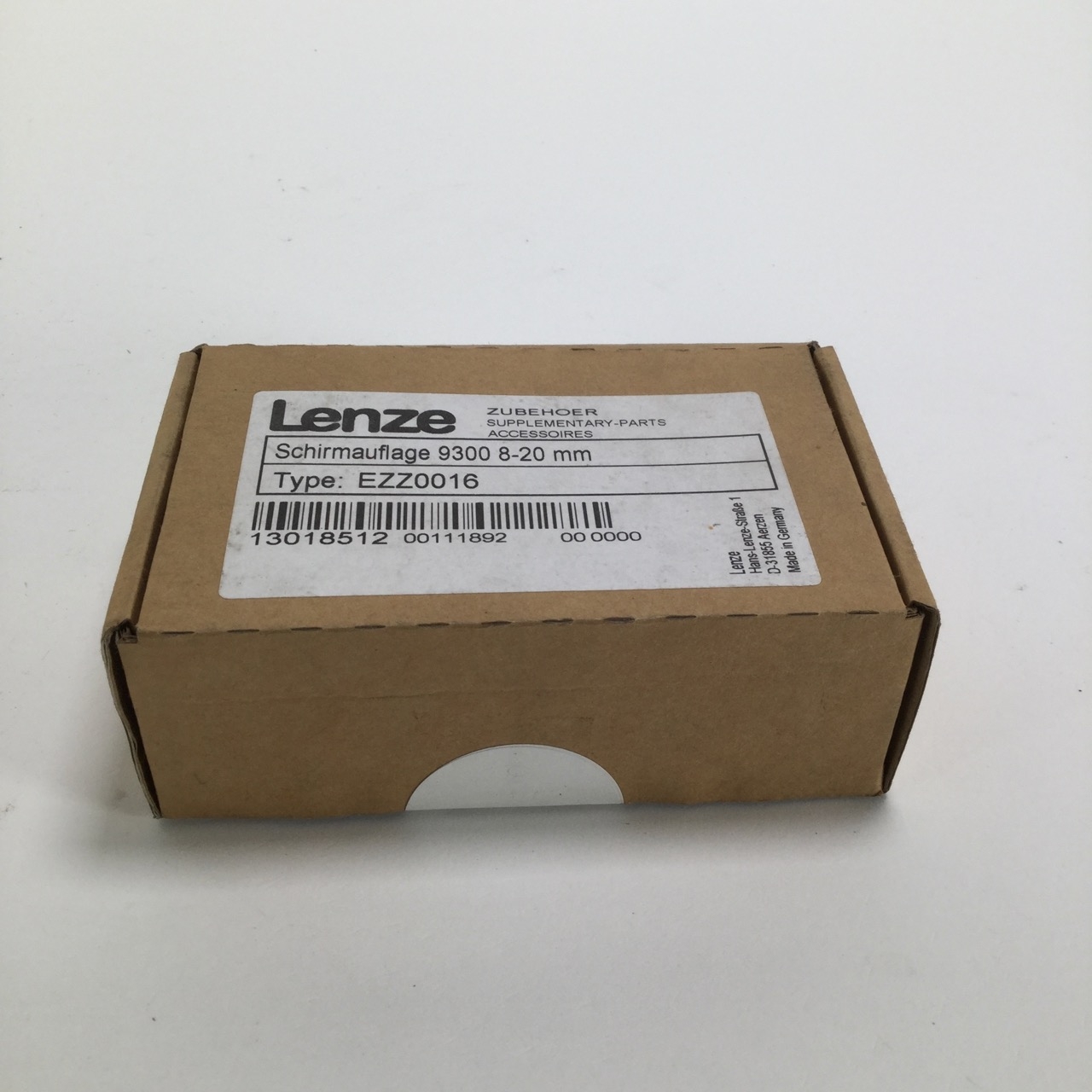 Lenze EZZ0016 Shield Support For Motor Cable New NFP Sealed