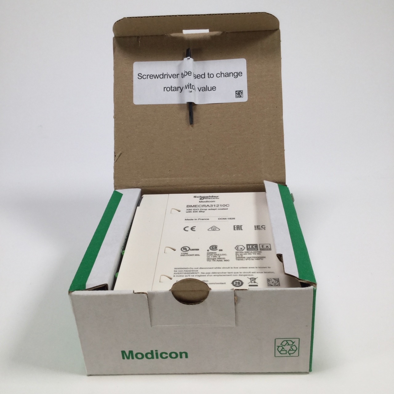 Schneider Electric BMECRA31210C Modicon X80 EIO Drop adapt coated New NFP
