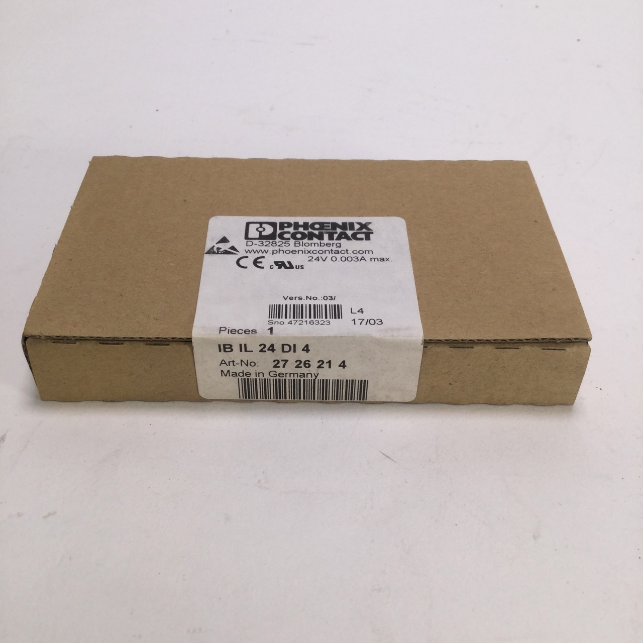 Phoenix Contact 2726214 IBIL24DI4 inline klemme interbus NEW NFP Sealed