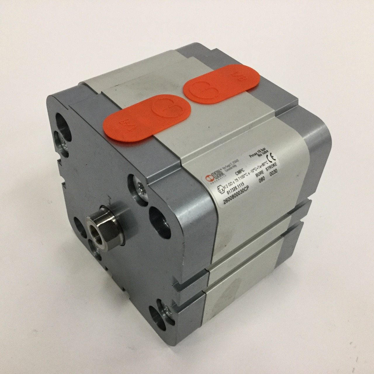 Metal Work 2600800030CP compact cylinder bore 80mm stroke 30mm New NMP