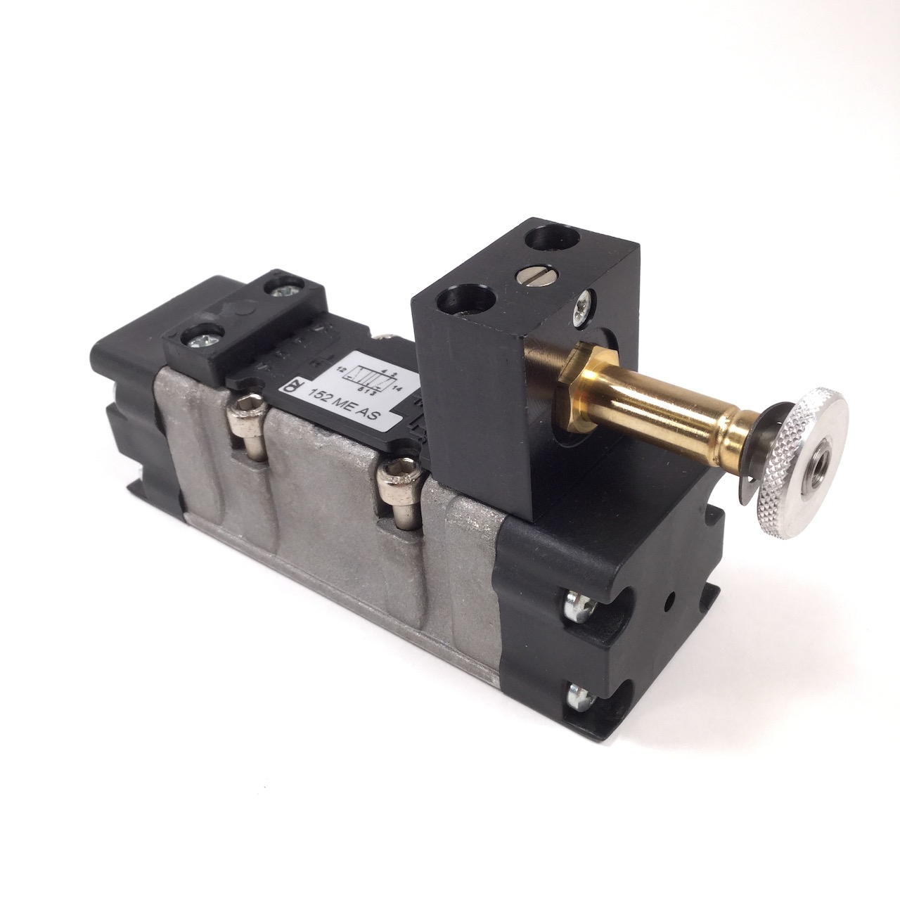 Az Pneumatica 152MEAS ISO 1 5/2 solenoid pilot spring return New NMP