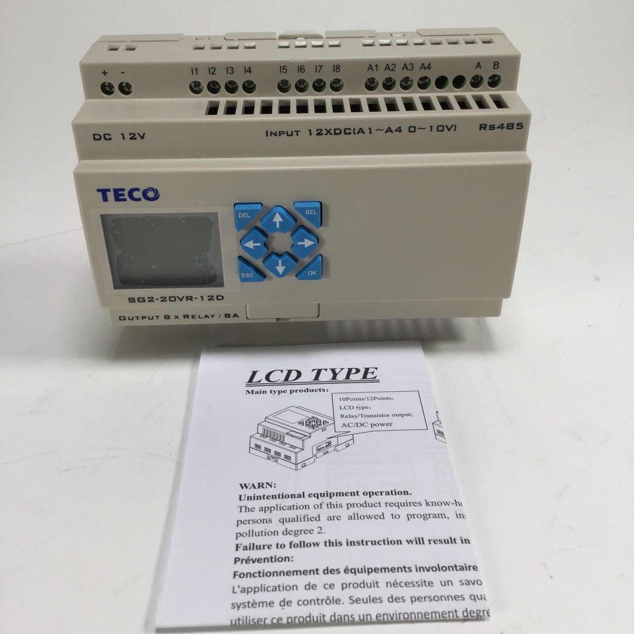 Teco SG2-20VR-12D Programmable Logic modul Controller SG2 20VR 12D New NFP