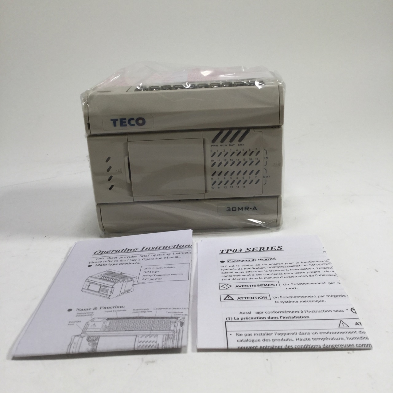 Teco TP03-30MR-A Programmable logic controller PLC 30MR-A New NFP