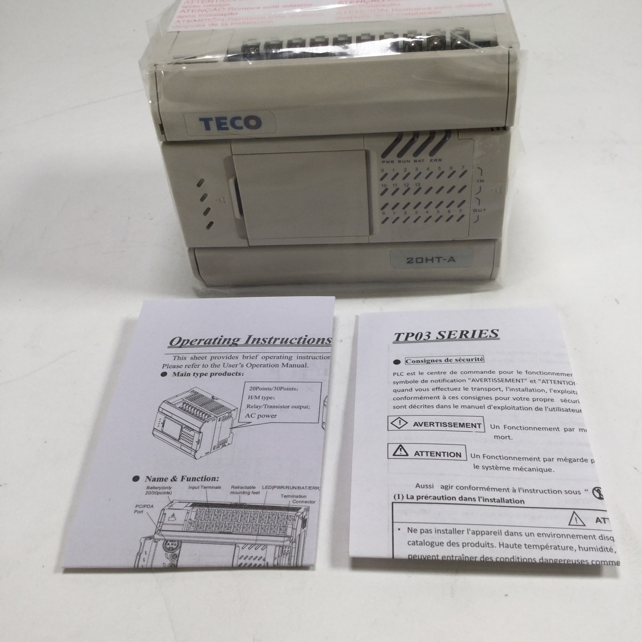 Teco TP03-20HT-A Programmable logic controller PLC New NFP