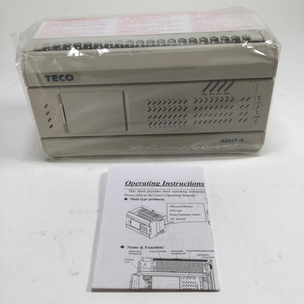 Teco TP03-40HT-A Programmable logic controller PLC TP03 40HT A New NFP