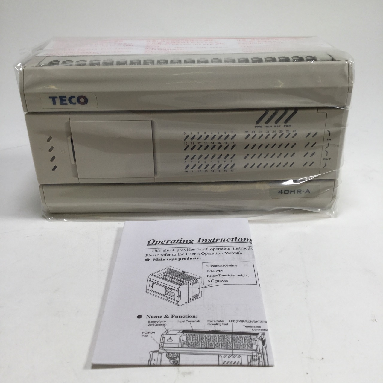Teco TP03-40HR-A Programmable logic controller PLC TP03 40HR A New NFP
